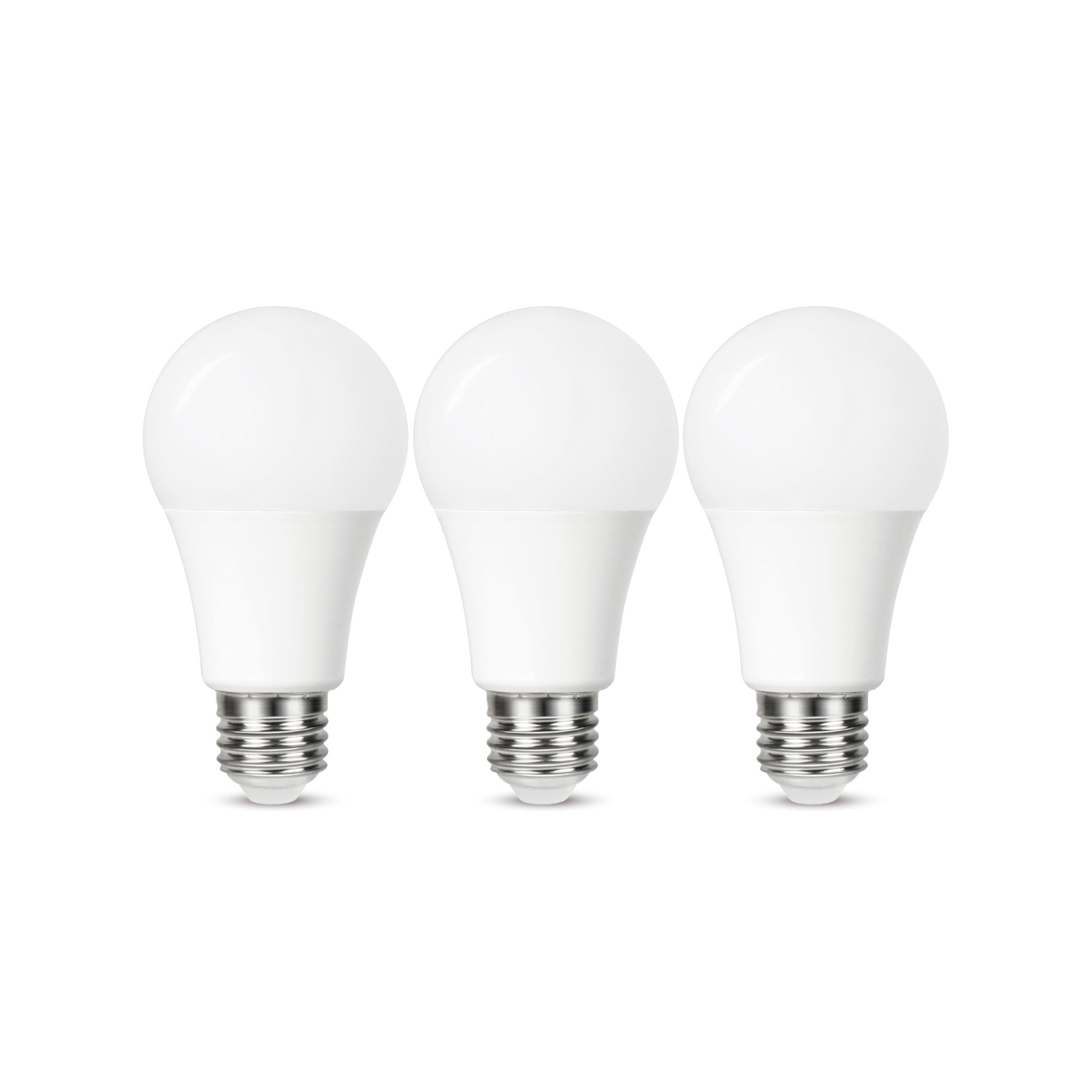 Lot de 3 ampoules led, plastique, E27, 1521lm = 100W, blanc neutre, LEXMAN - 3