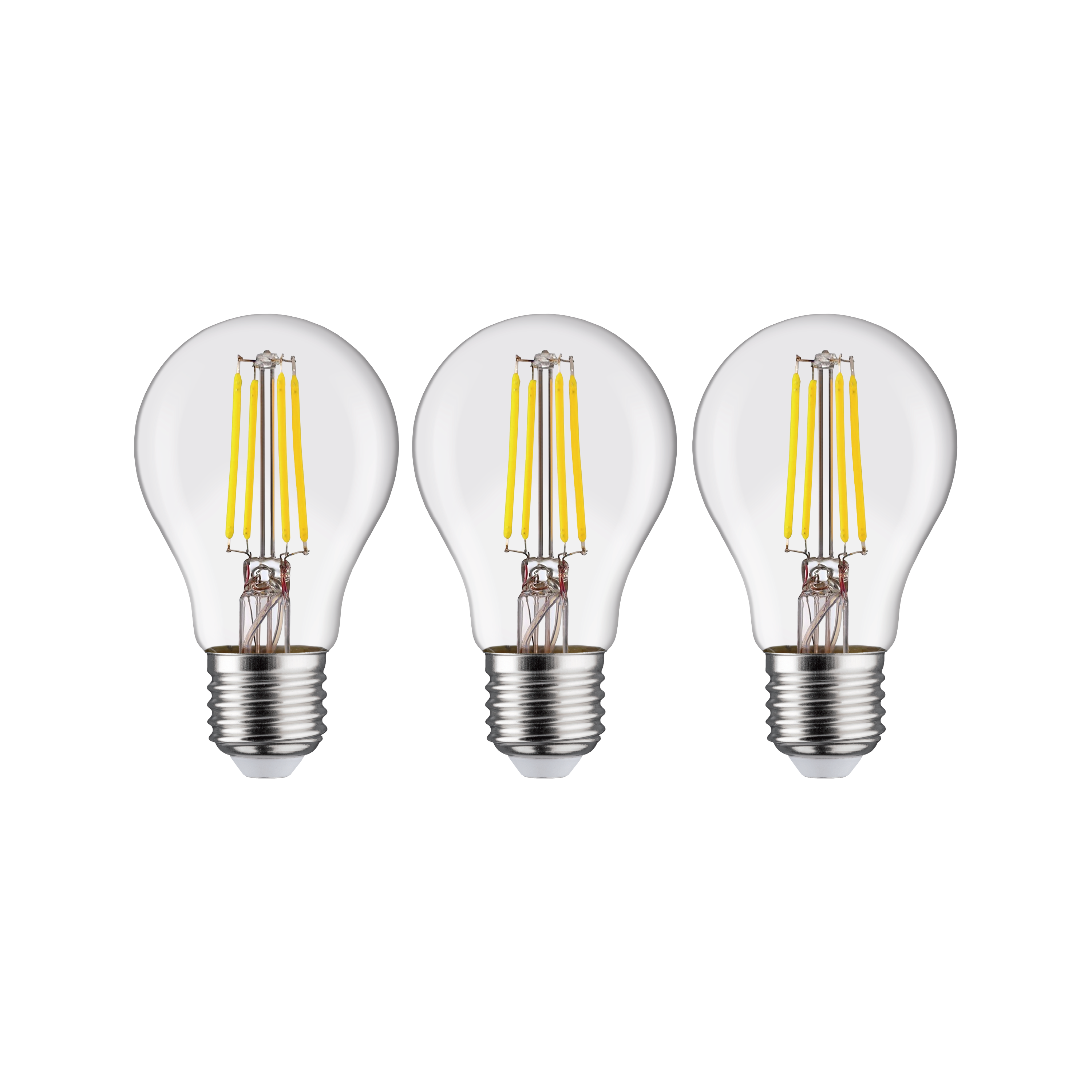 Pack de 3 Lâmpadas LED E27 806lm cor da luz branco neutro 4000K Lexman - 2