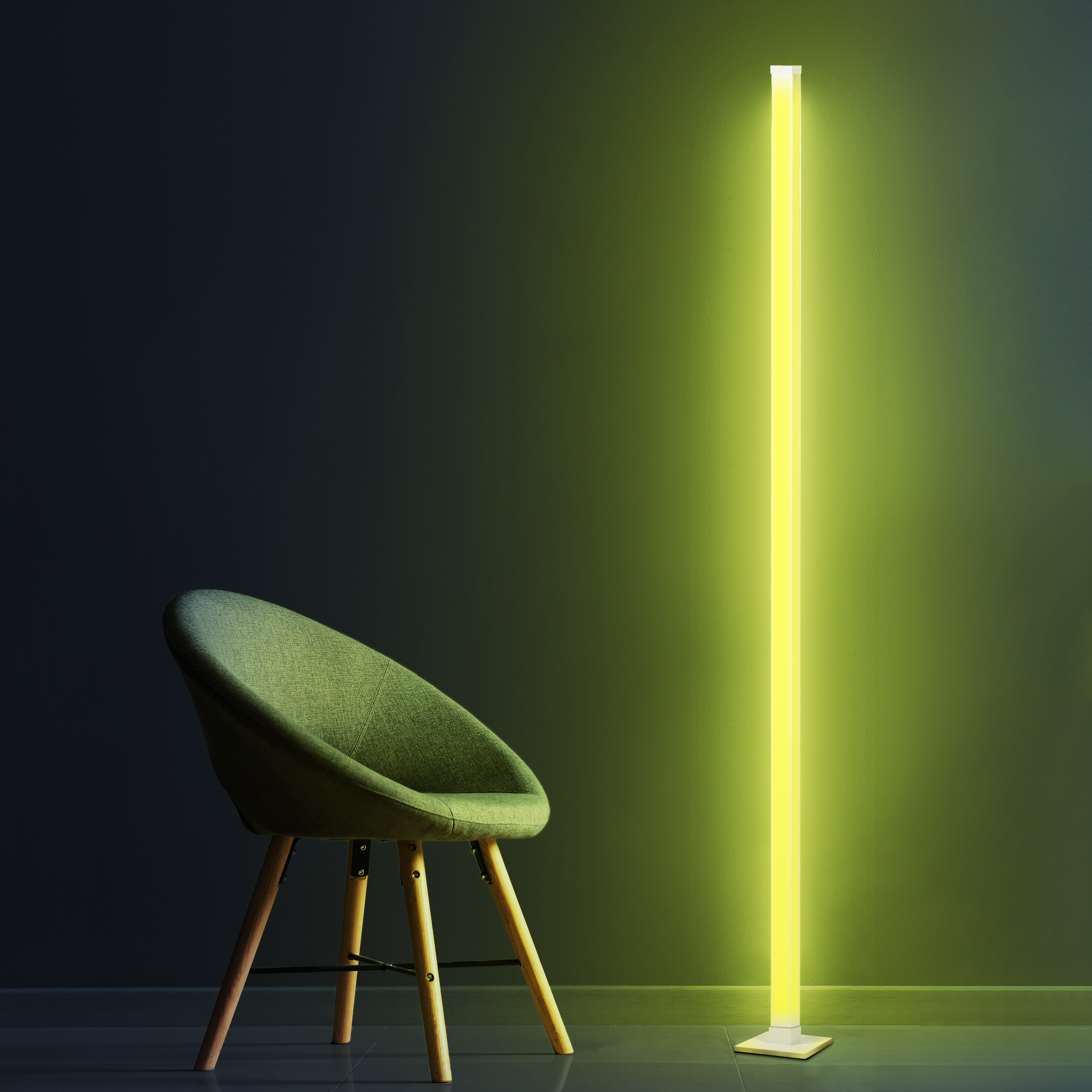 Lampa podłogowa Magical z pilotem RGBW Goldlux - 5