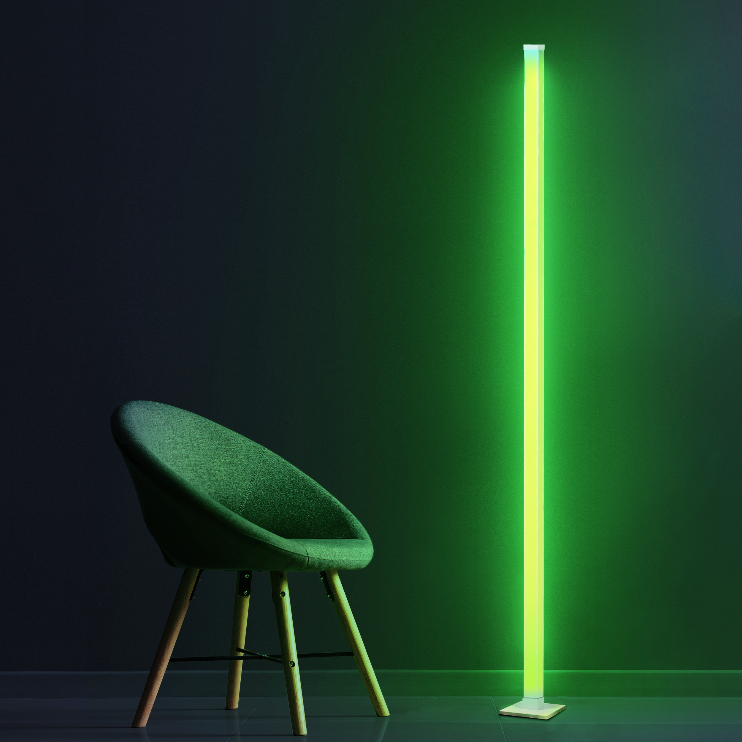 Lampa podłogowa Magical z pilotem RGBW Goldlux - 4