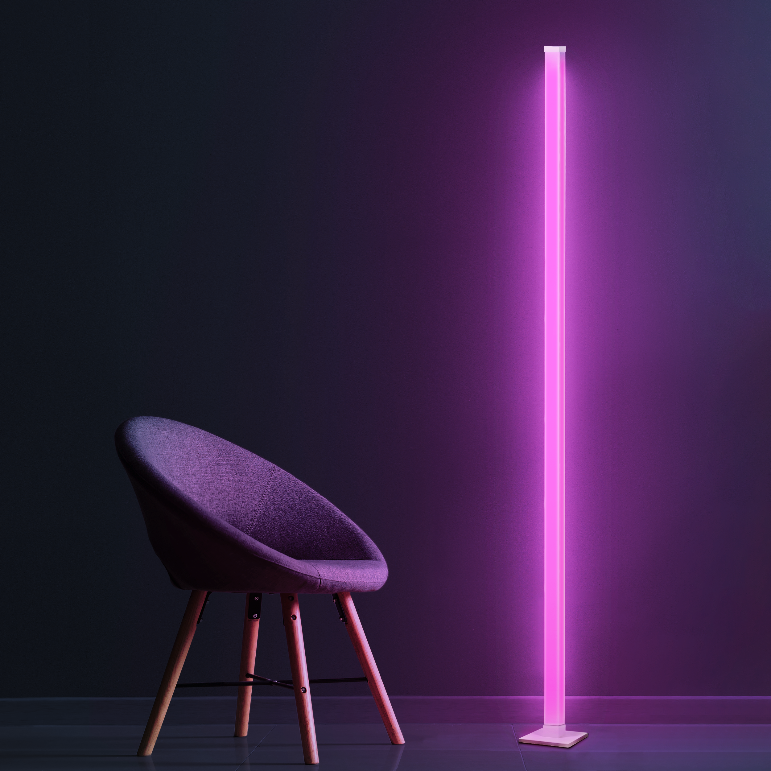 Lampa podłogowa Magical z pilotem RGBW Goldlux - 3