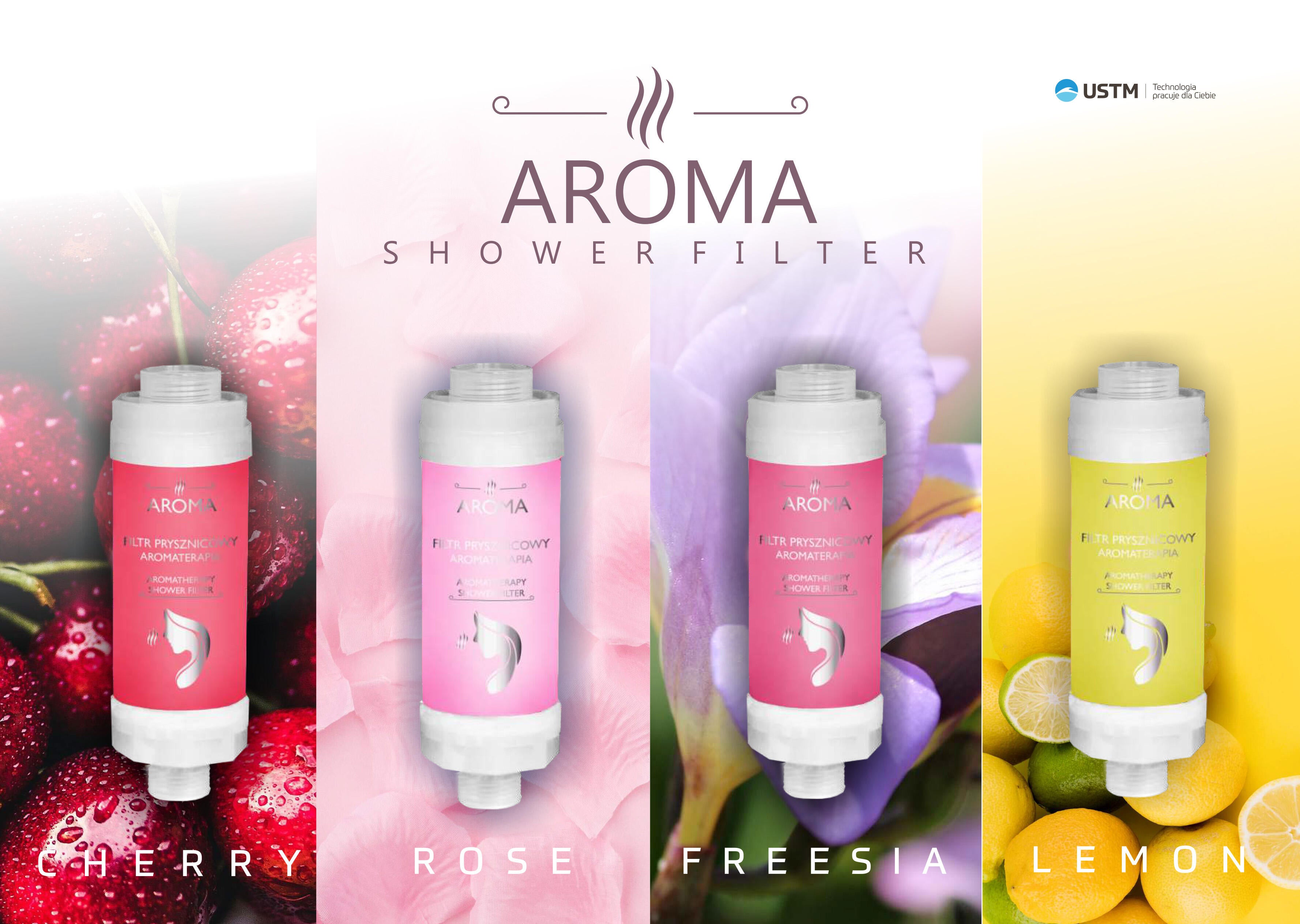 Filtr prysznicowy Aroma Rose WFSH USTM - 2