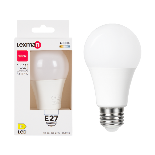 Żarówka LED E27 11,2 W 1521 lm Neutralna biel Lexman