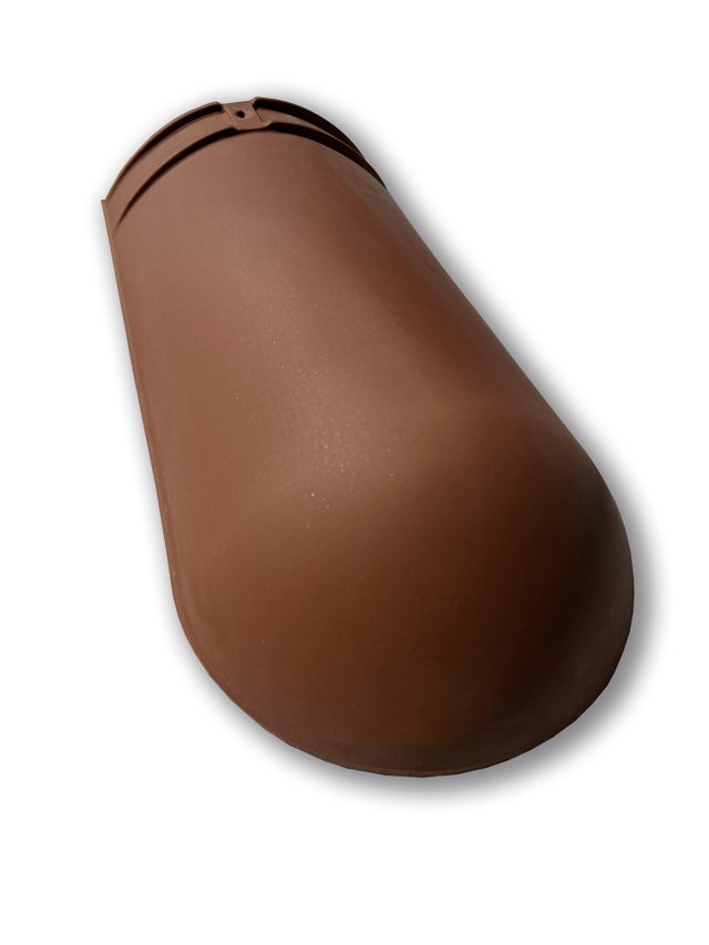 About d'arêtier ou faîtage demi rond rouge, LA ESCANDELLA