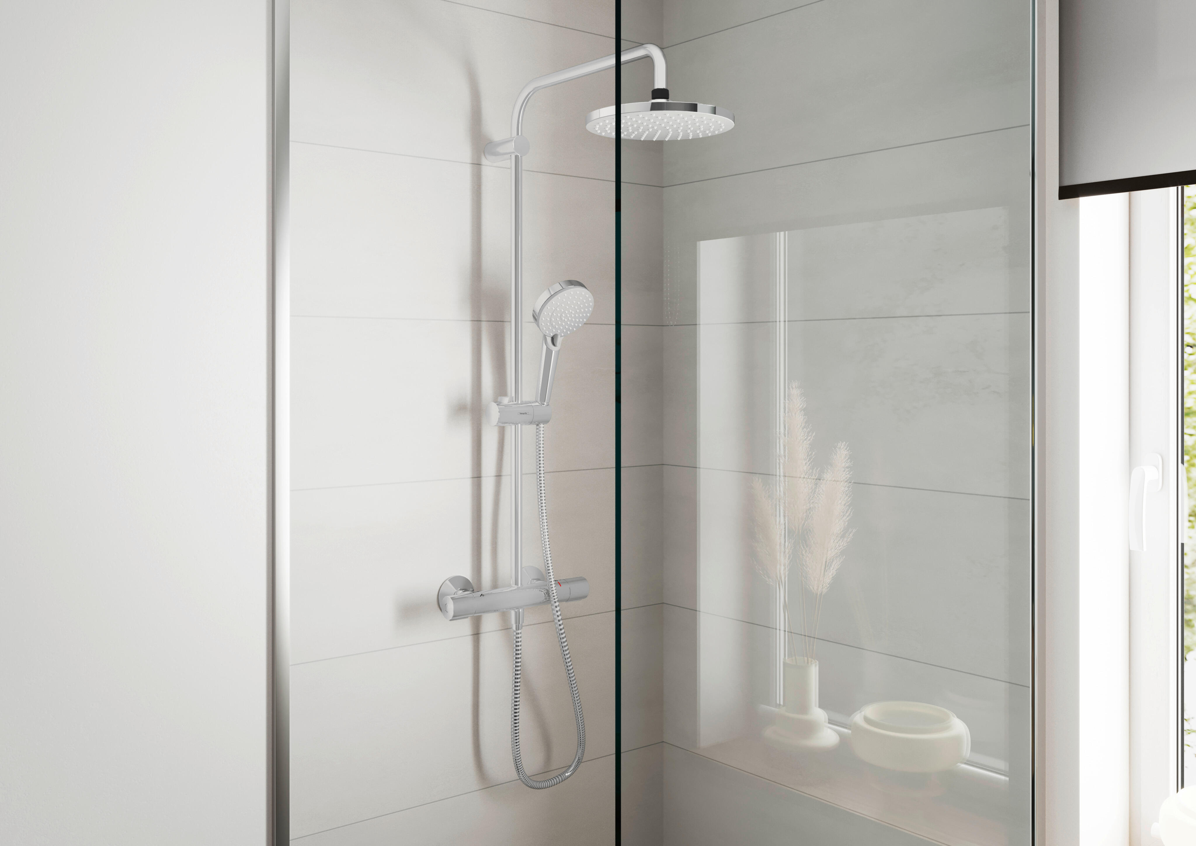 Kolumna prysznicowa z baterią termostatyczną Hansgrohe Blend 26089000 - 2