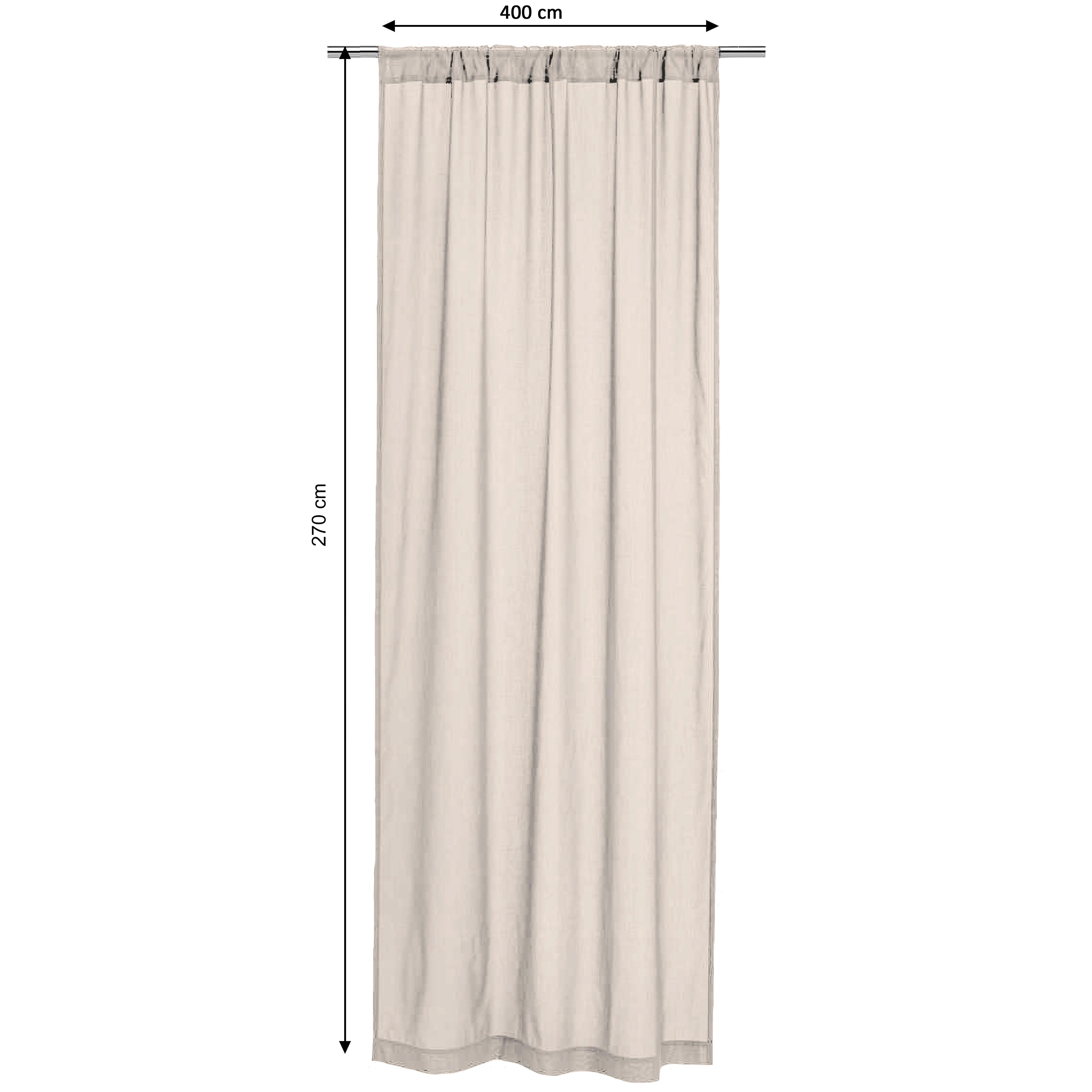 Tenda INSPIRE Ayden beige termico, fettuccia e passanti 400x270 cm - 13