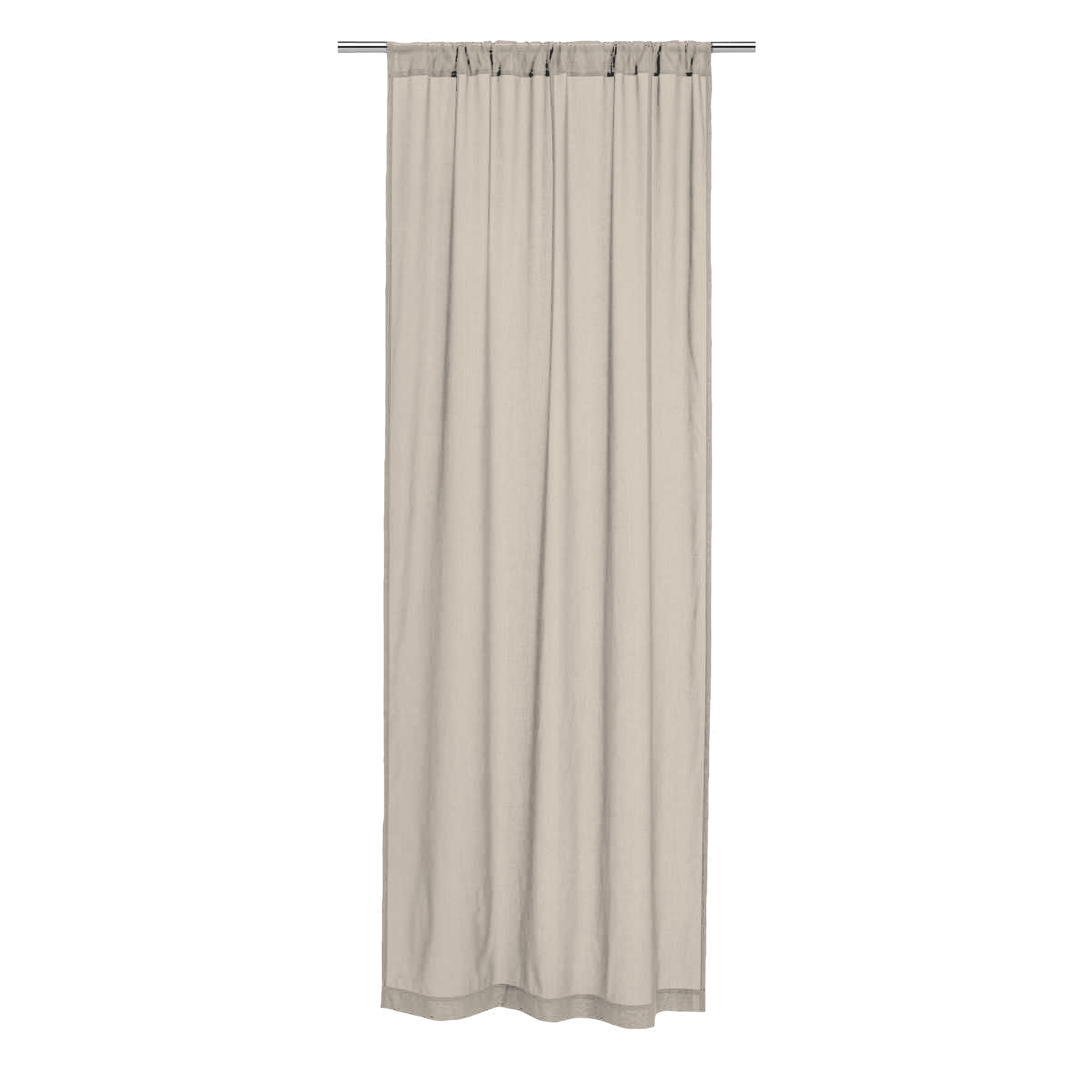 Tenda INSPIRE Taylor beige, fettuccia e passanti nascosti 200x270 cm - 4