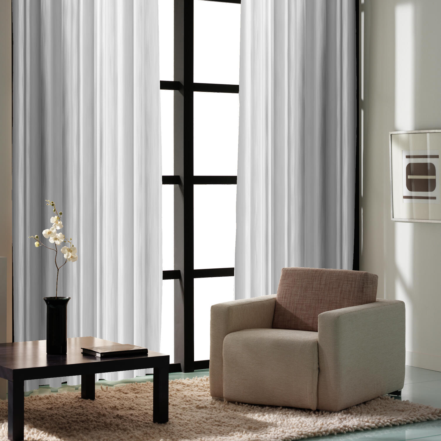 Cortinado fita e/ou presilha Taylor 200x270cm branco - 14
