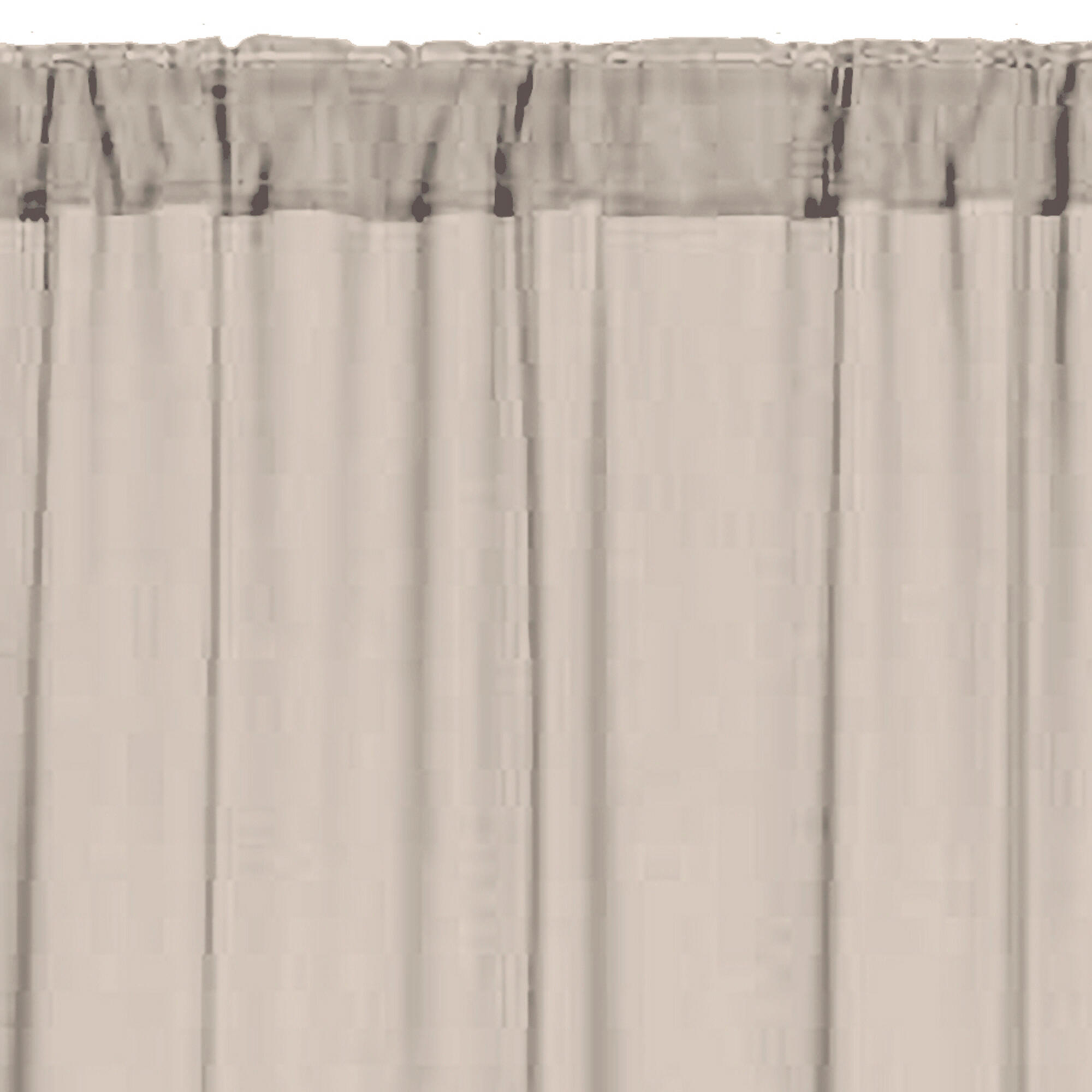 Tenda INSPIRE Taylor beige, fettuccia e passanti nascosti 200x270 cm - 5