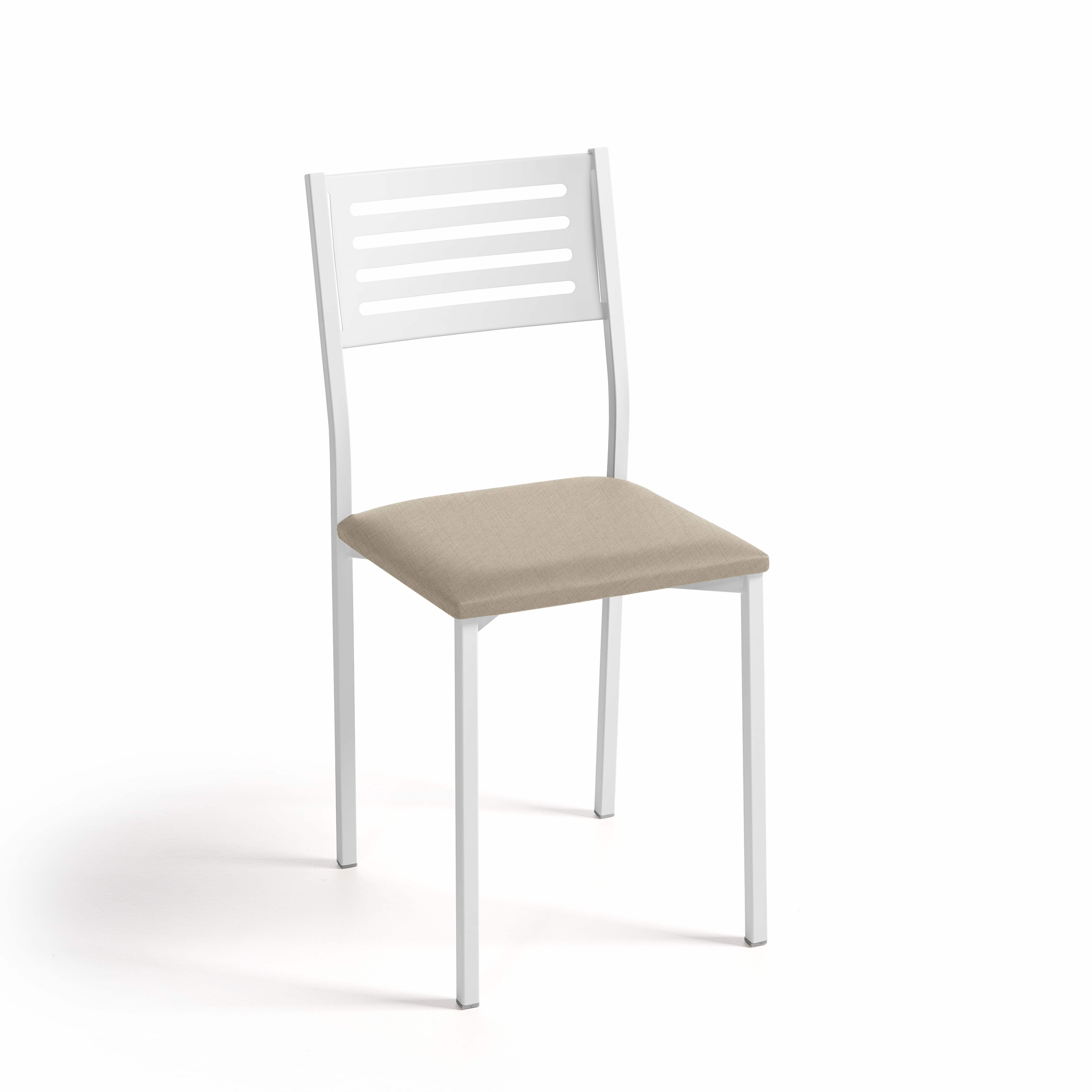 Silla de cocina kelsa de aluminio michigan piedra 38x86x47cm