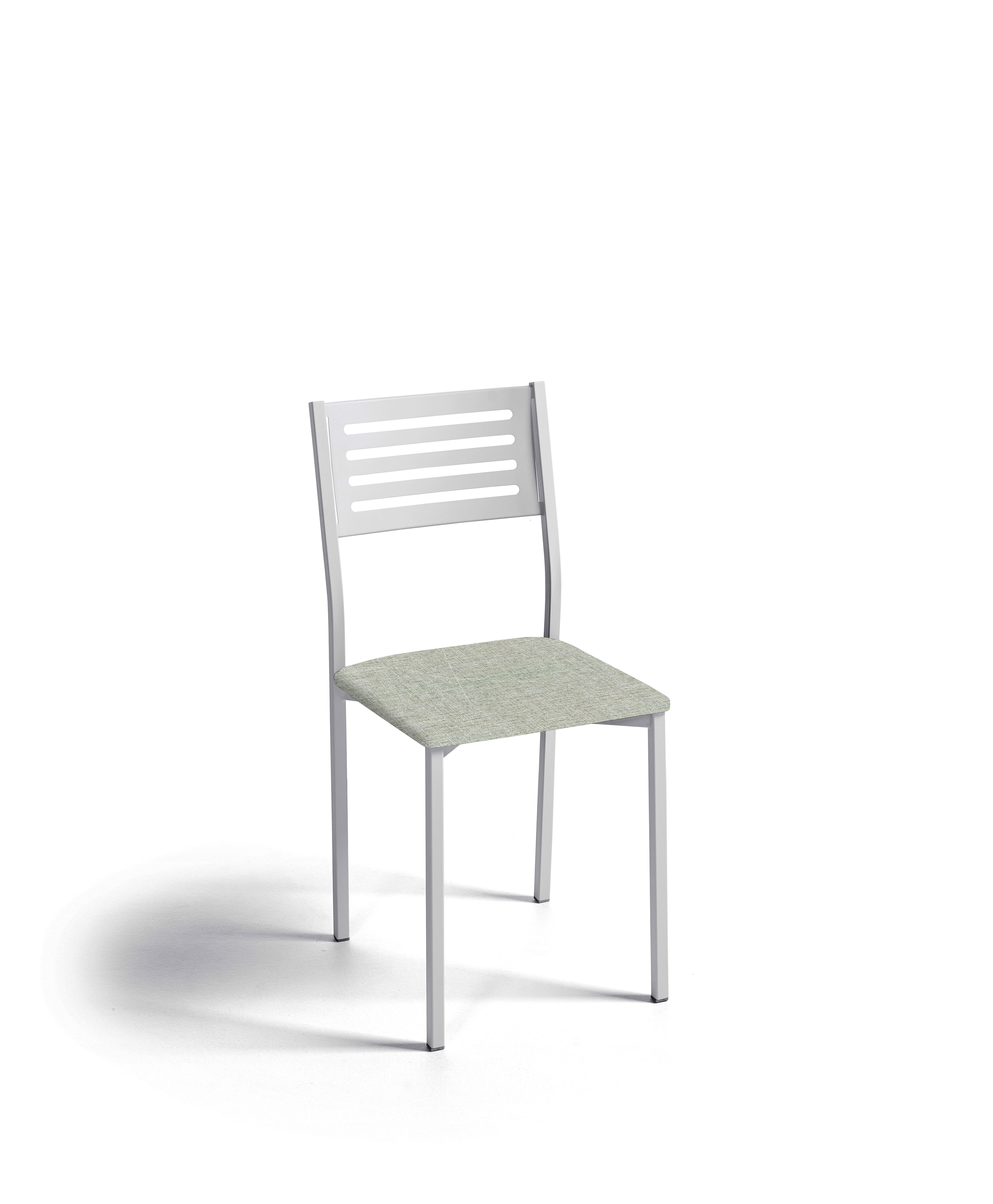 Silla de cocina kelsa de aluminio michigan nieve 38x86x47cm
