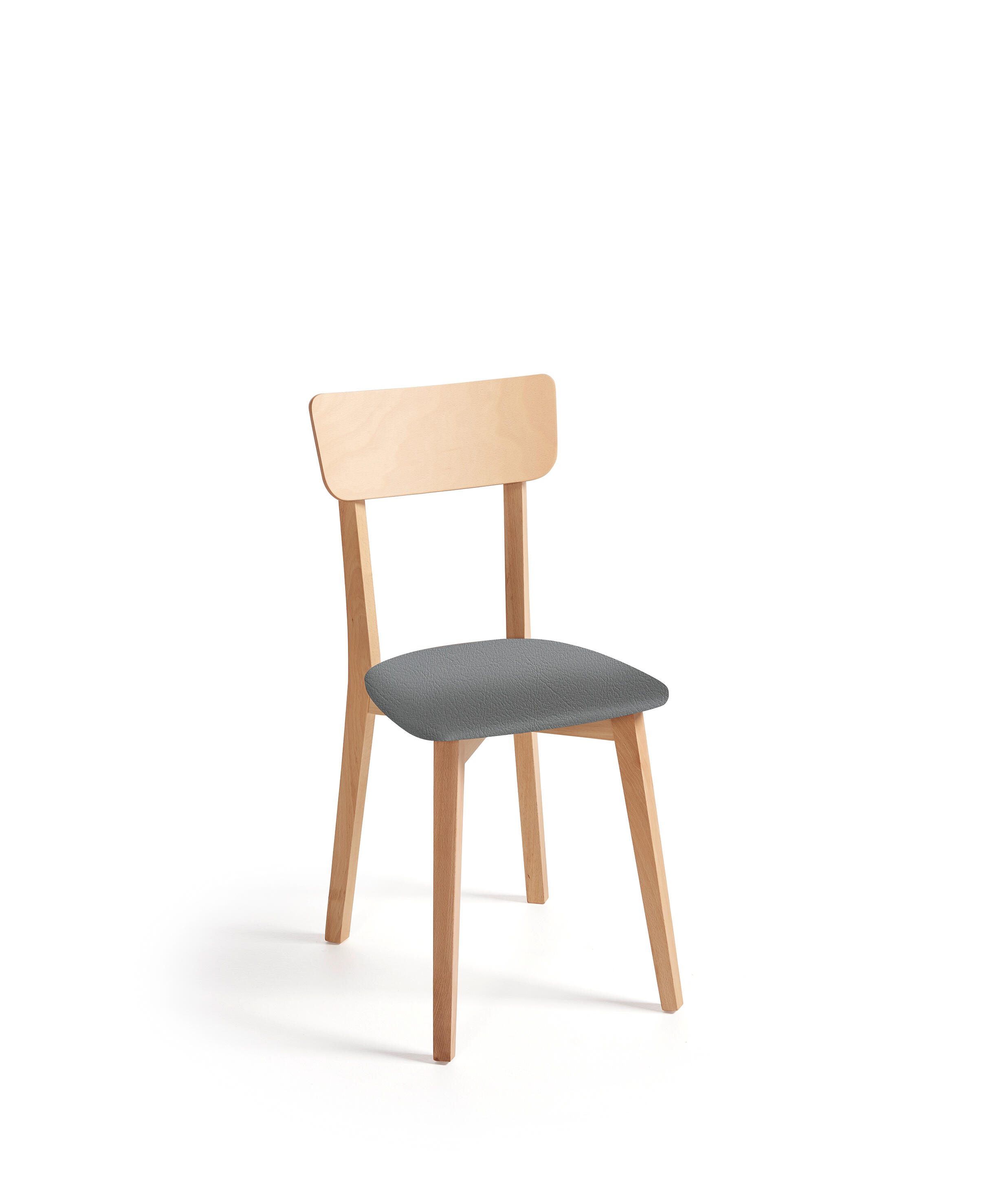 Silla de cocina zaida de madera natural 01 silver grafito 40x87x45cm