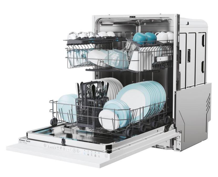 Lave vaisselle intégrable l.60 cm 13 couverts CANDY Rapidò CS3E6LOW - 4