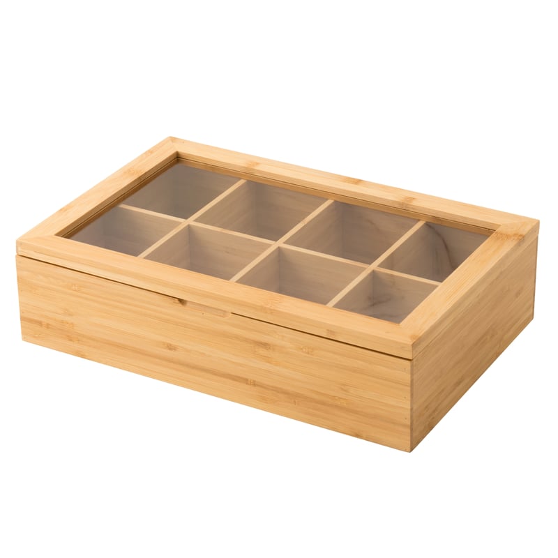 Organizer na herbatę bambusowy 31x20x8 cm Delinia