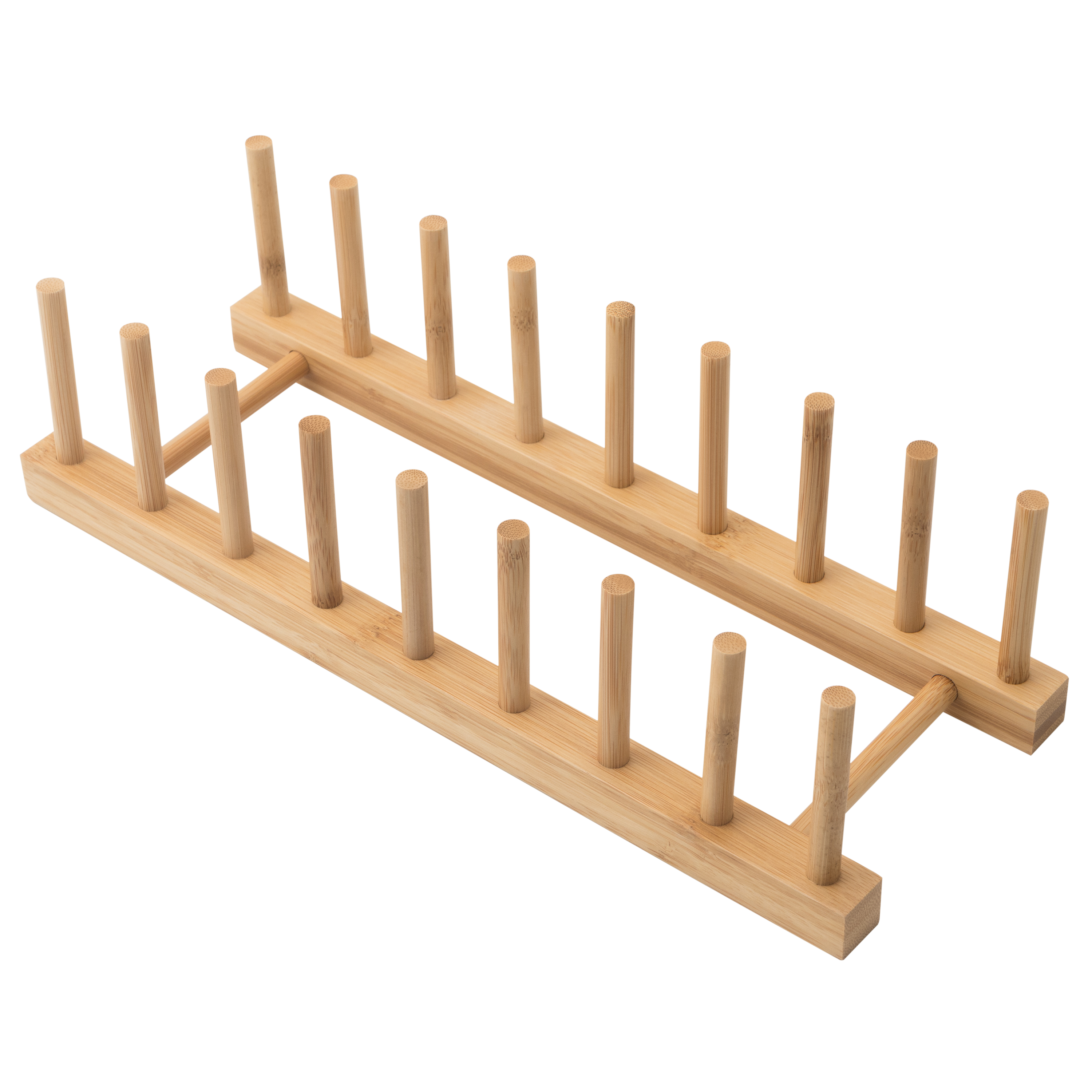 Stojak na pokrywki i patelnie bambusowy Delinia