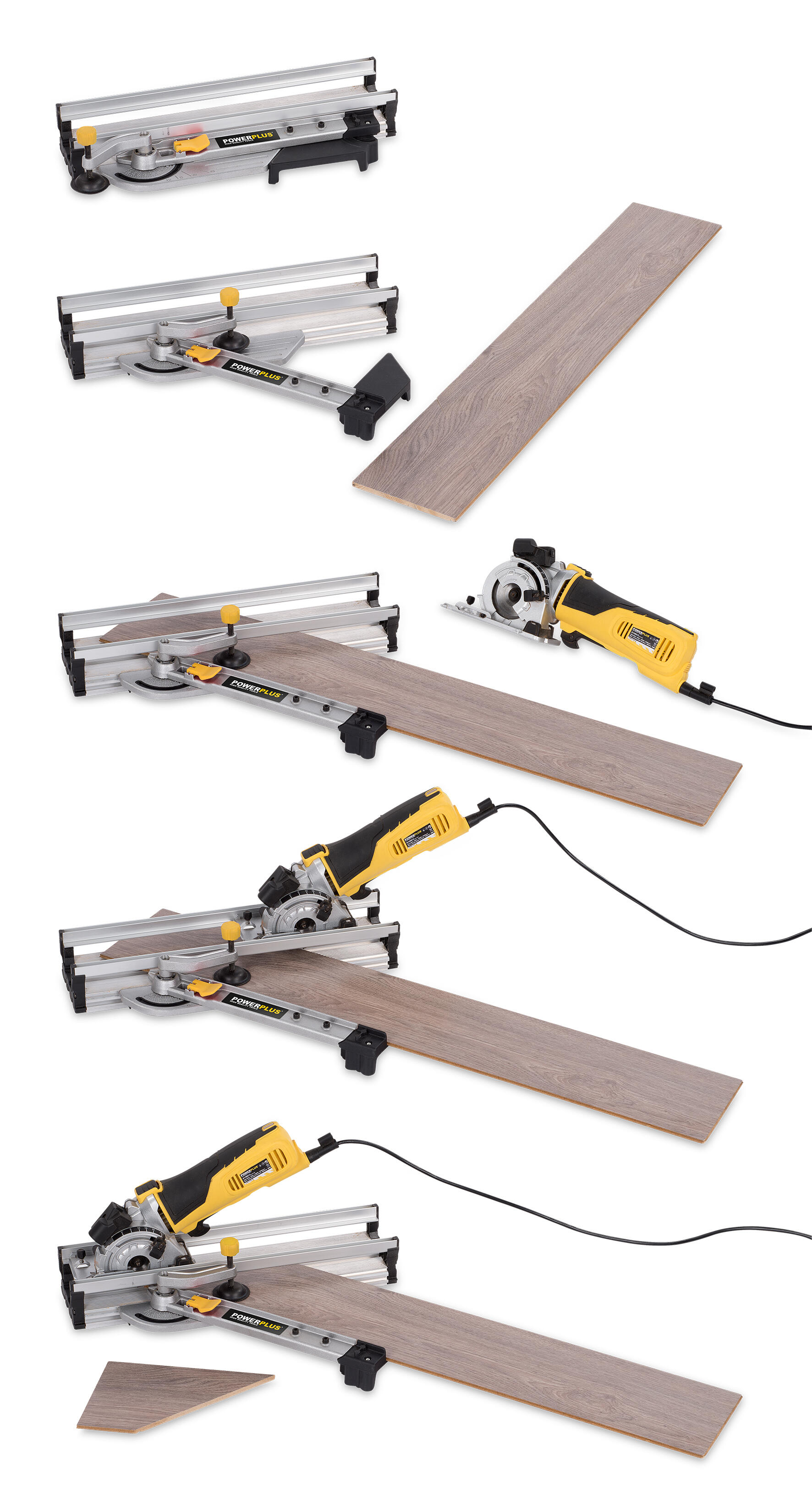 Mini sega circolare POWERPLUS POWX1365MB 600 W Ø 89 mm - 5