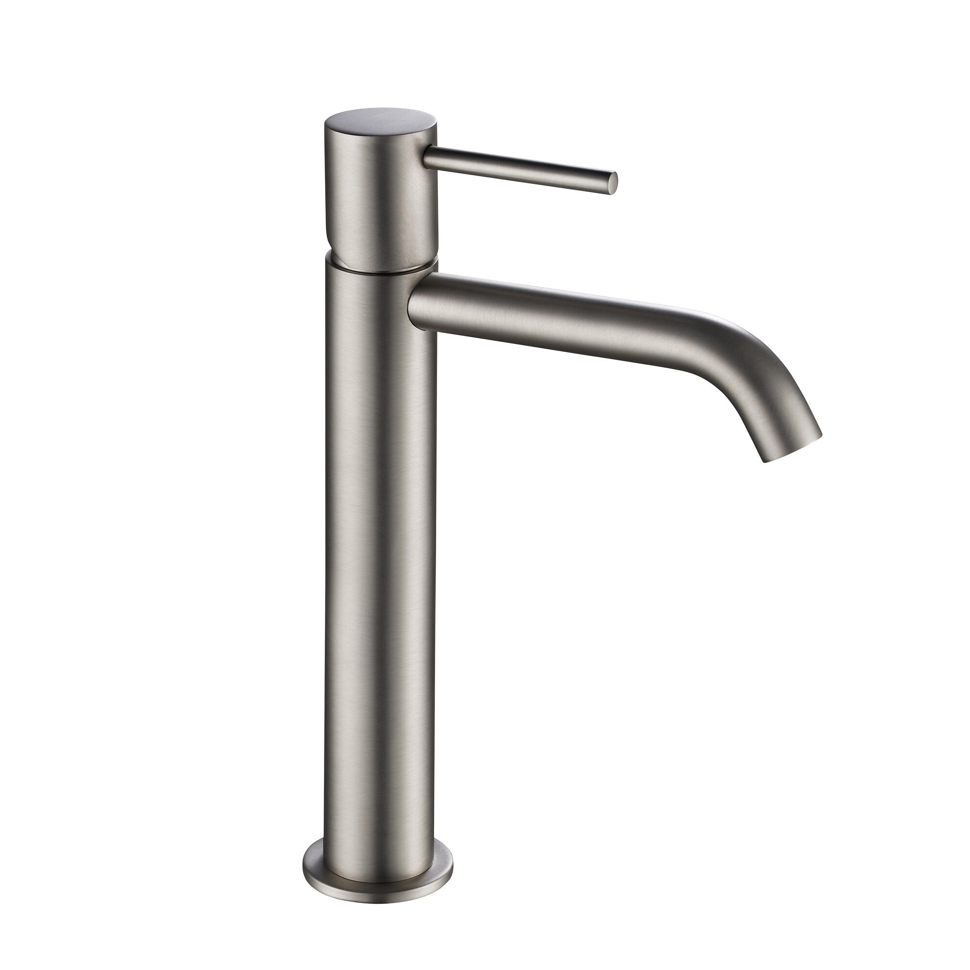 Grifo lavabo alto maier look níquel mate
