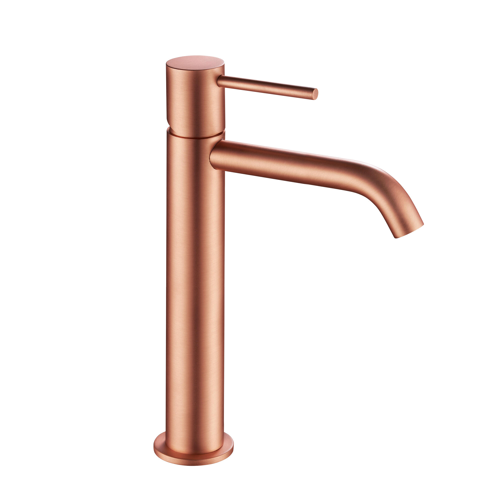 Grifo lavabo alto maier look cobre mate