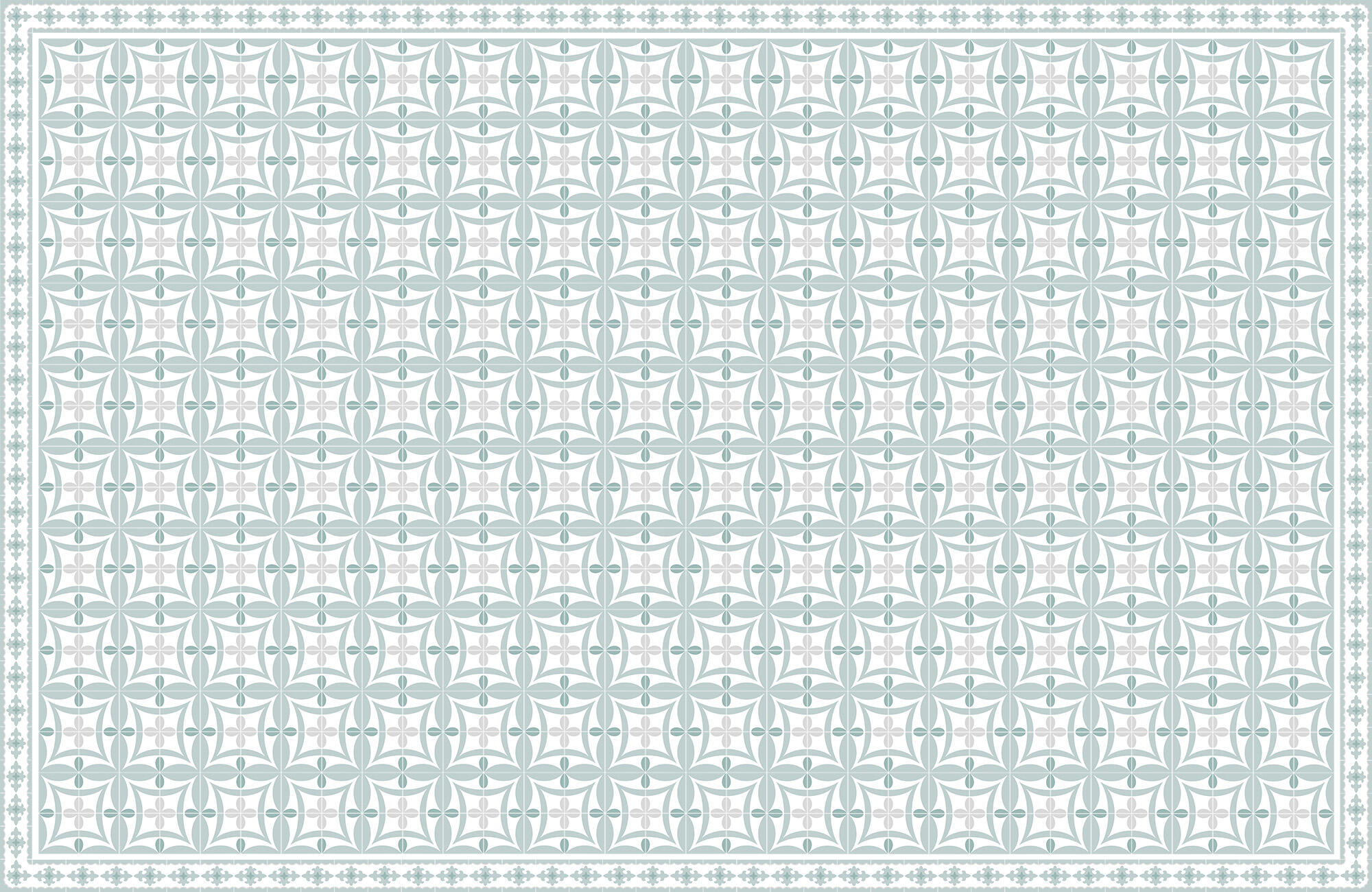 Alfombra exterior/interior pvc jade verde 195x300cm