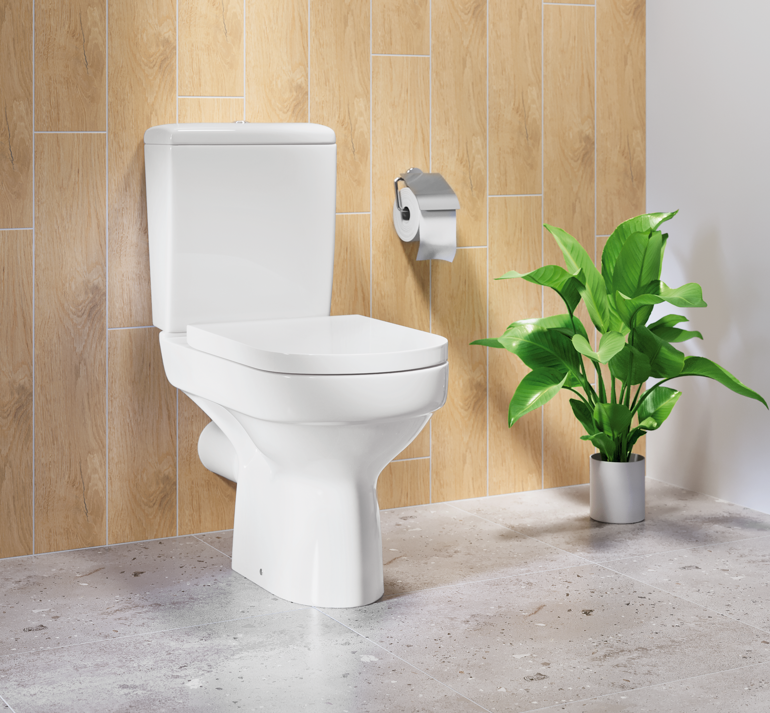 WC kompakt poziom Faro Cersanit - 2