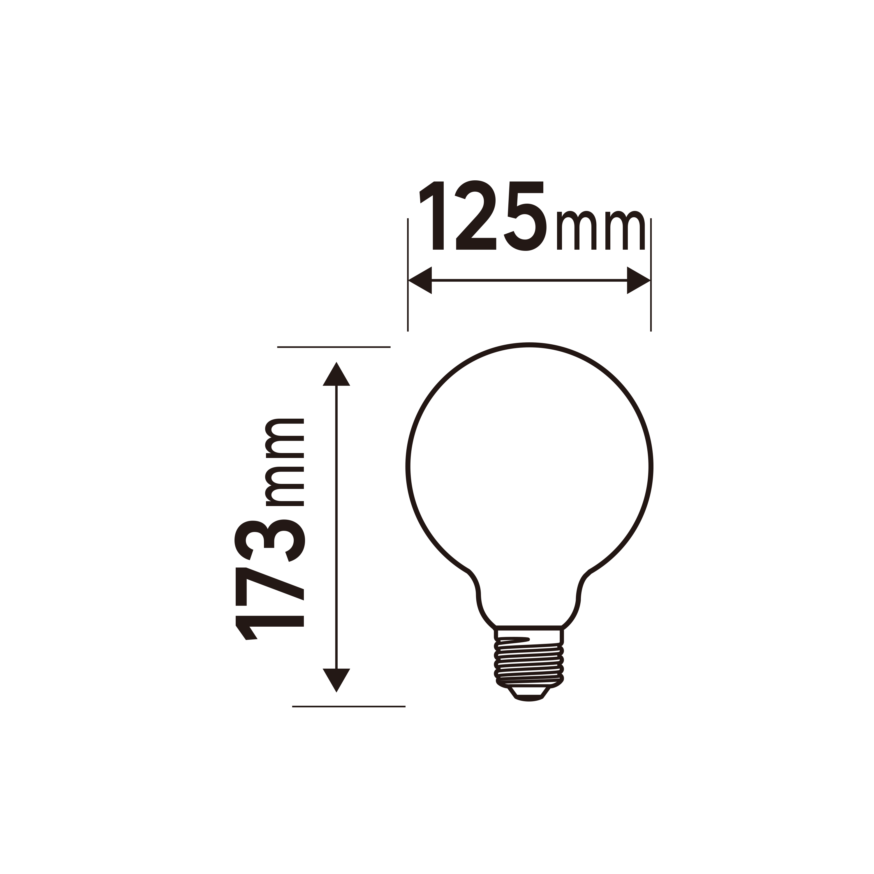 Lâmpada LED filamento G125 E27 1521 lm 4000 k Milky - 7