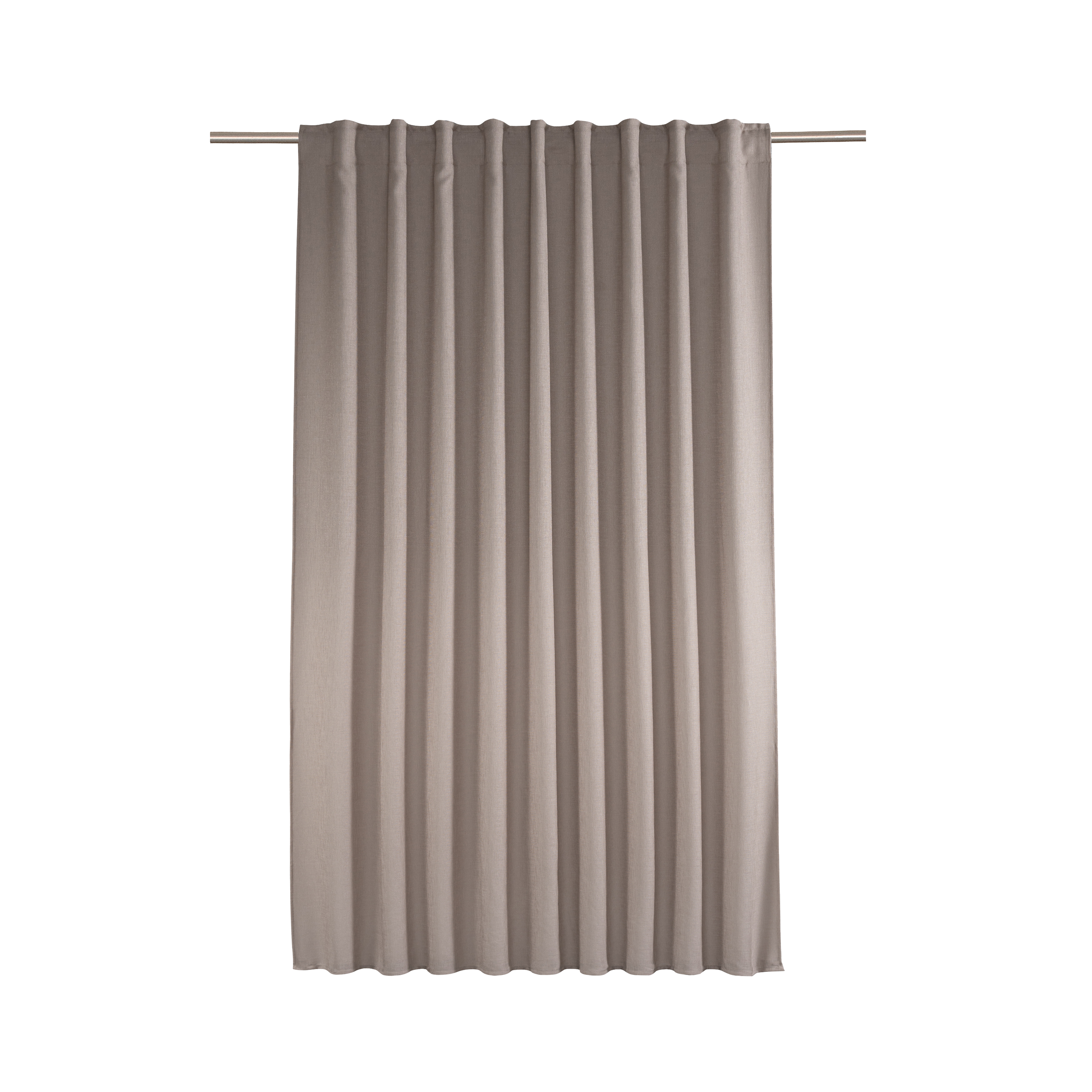 Cortina cinta frunce, trabillas gita inspire liso beige trench de 200x280cm