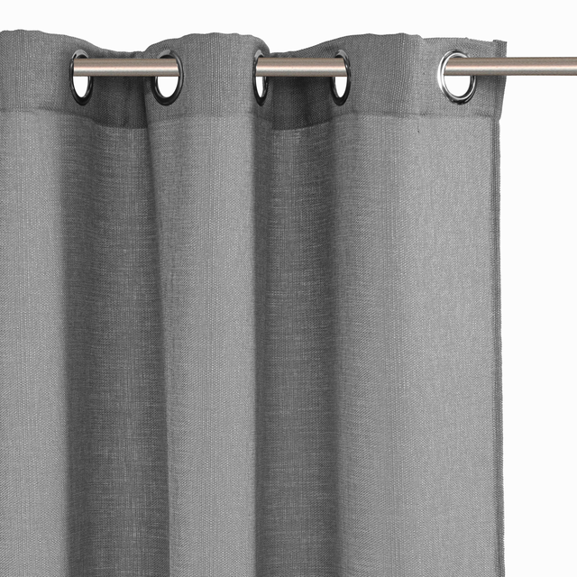 Tenda Gita grigio, occhiello 140x280 cm INSPIRE