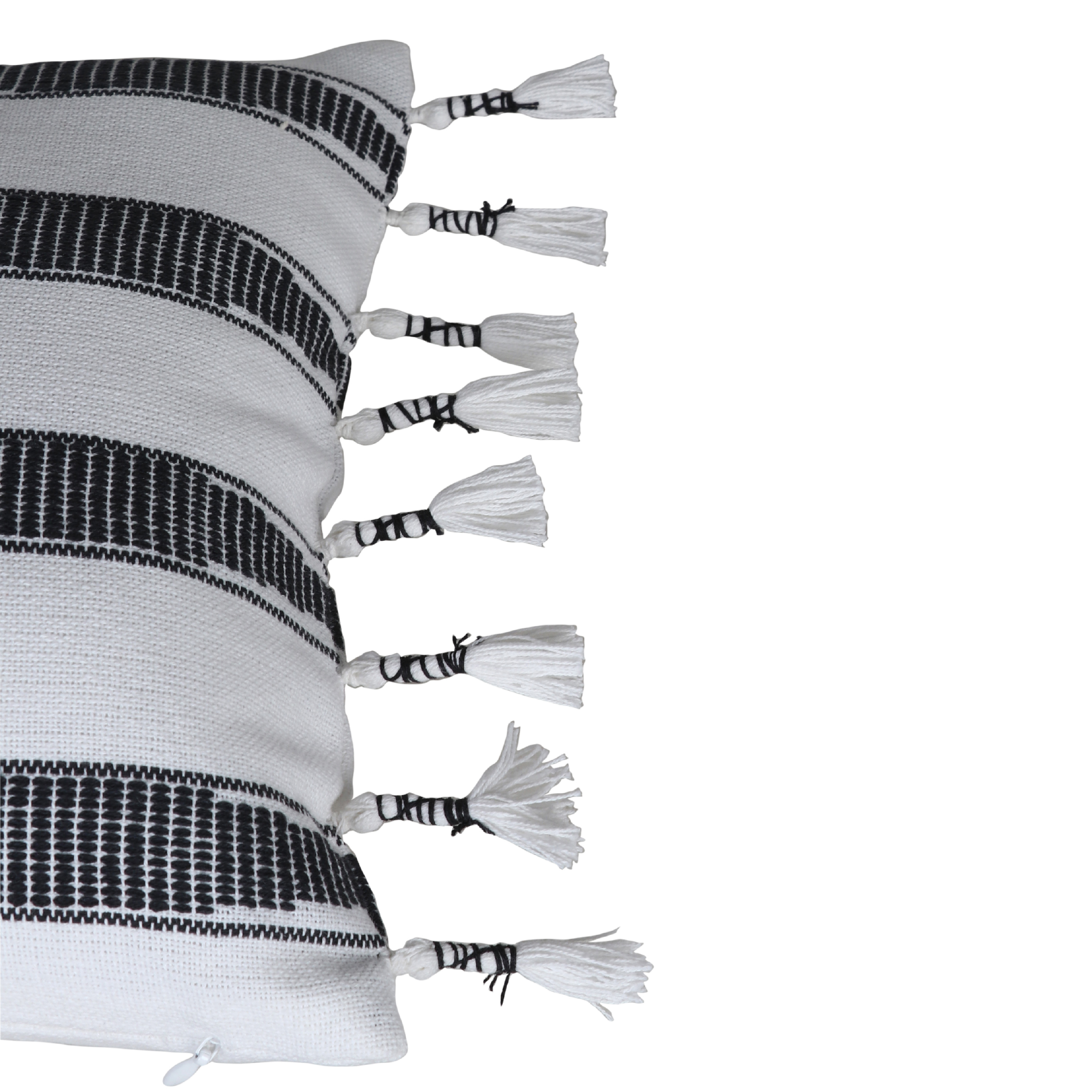 Almofada Jayan 30x50 cm branco e preto - 4