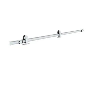 Guía puerta corredera aluminio Loft blanco fijación pared 186cm Artens - 3