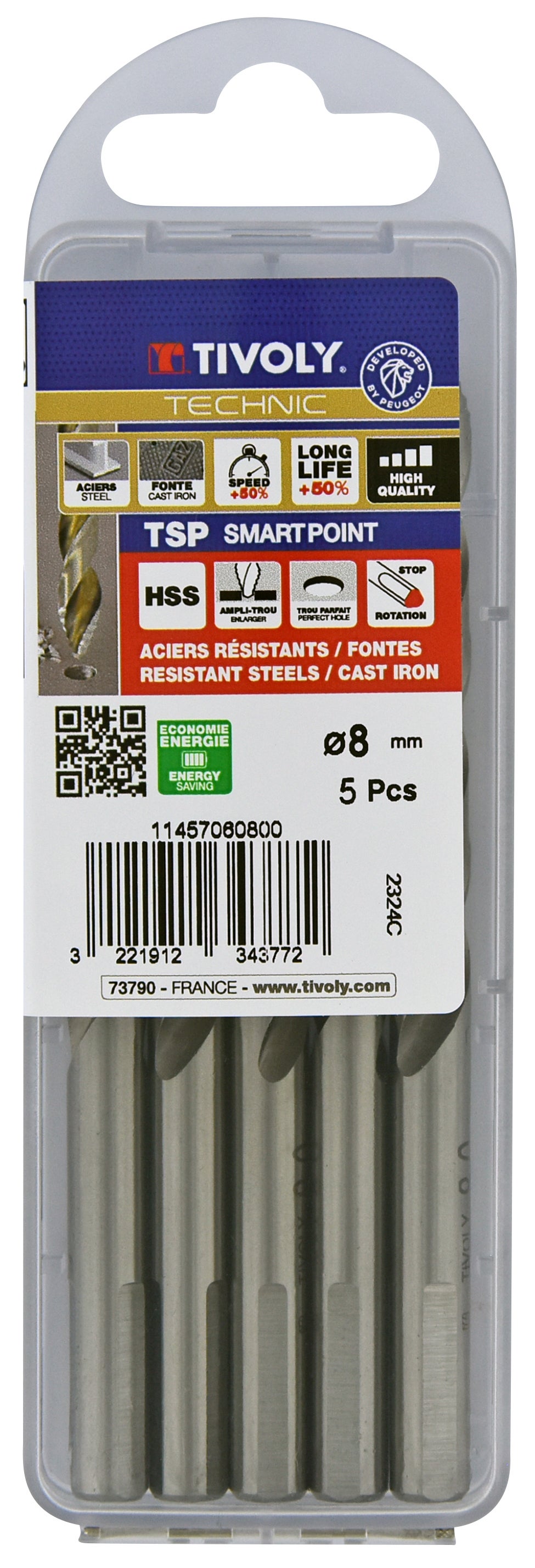 10 Forets HSS Cobalt M35 Titane 4.2mm - DIN 338, Longueur 75mm - Pour Métal Dur, Acier Inoxydable, Perçage Professionnel - 10