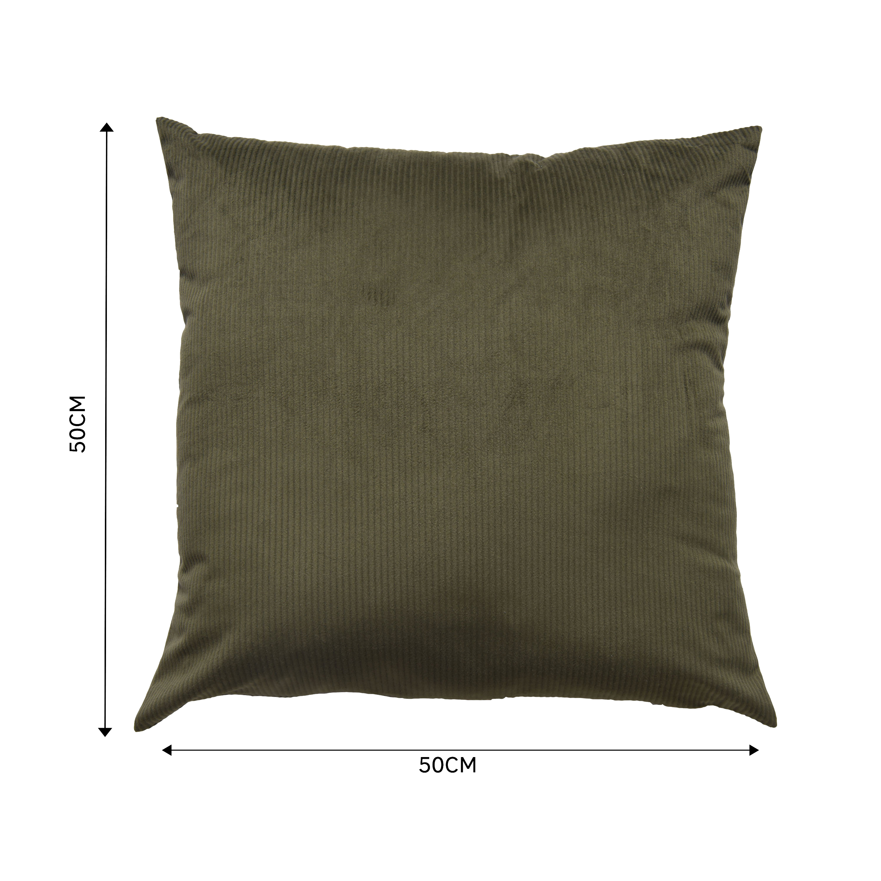 Poduszka Enaelle Forest oliwka zielona 50 x 50 cm - 21