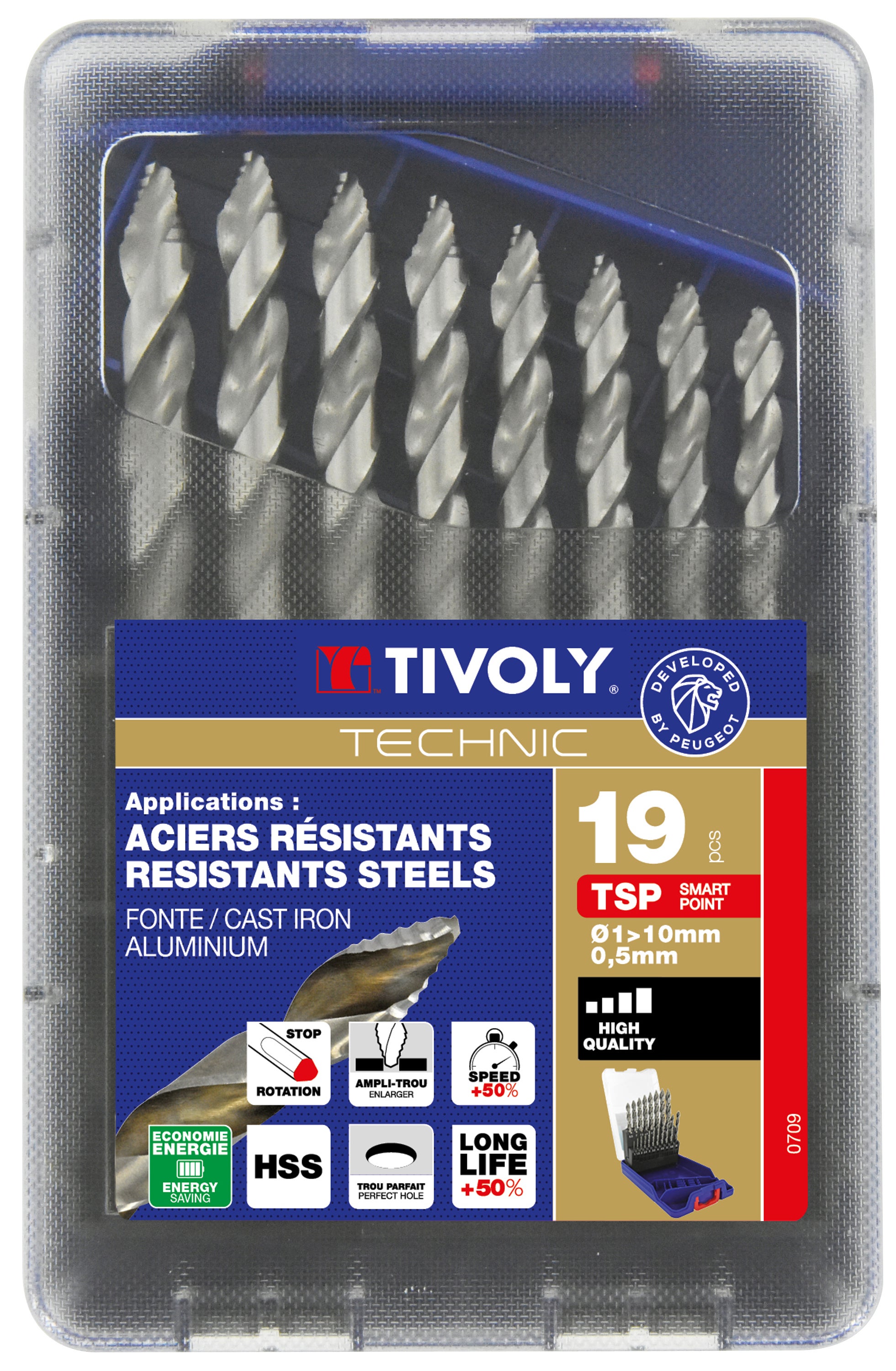 Forets HSS Tige Réduite 21,5 Mm – Perceuse Twist 1/2" Pour Métal Dur & Inox