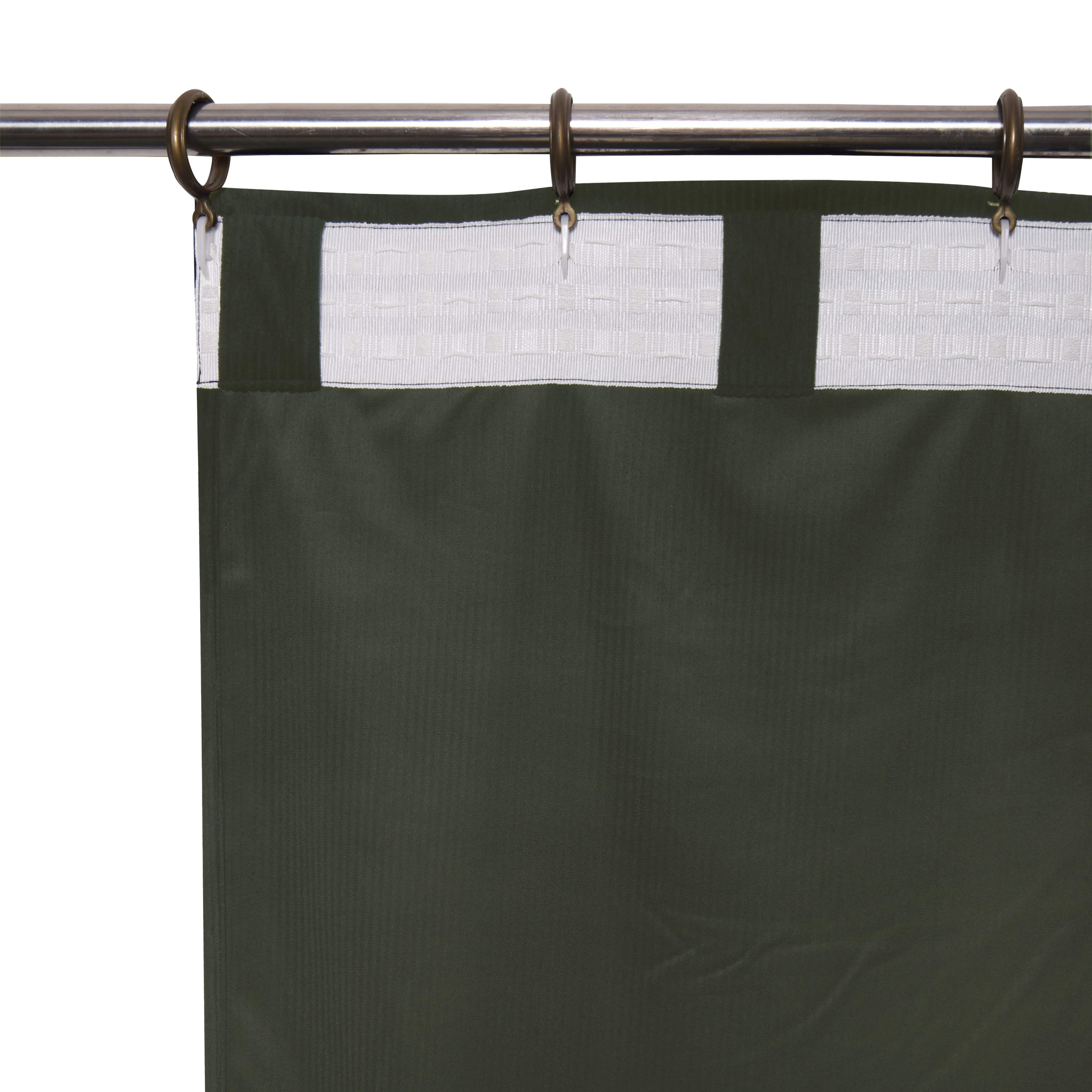 Tenda INSPIRE Forest 1 verde, fettuccia e passanti nascosti 200x280 cm - 11