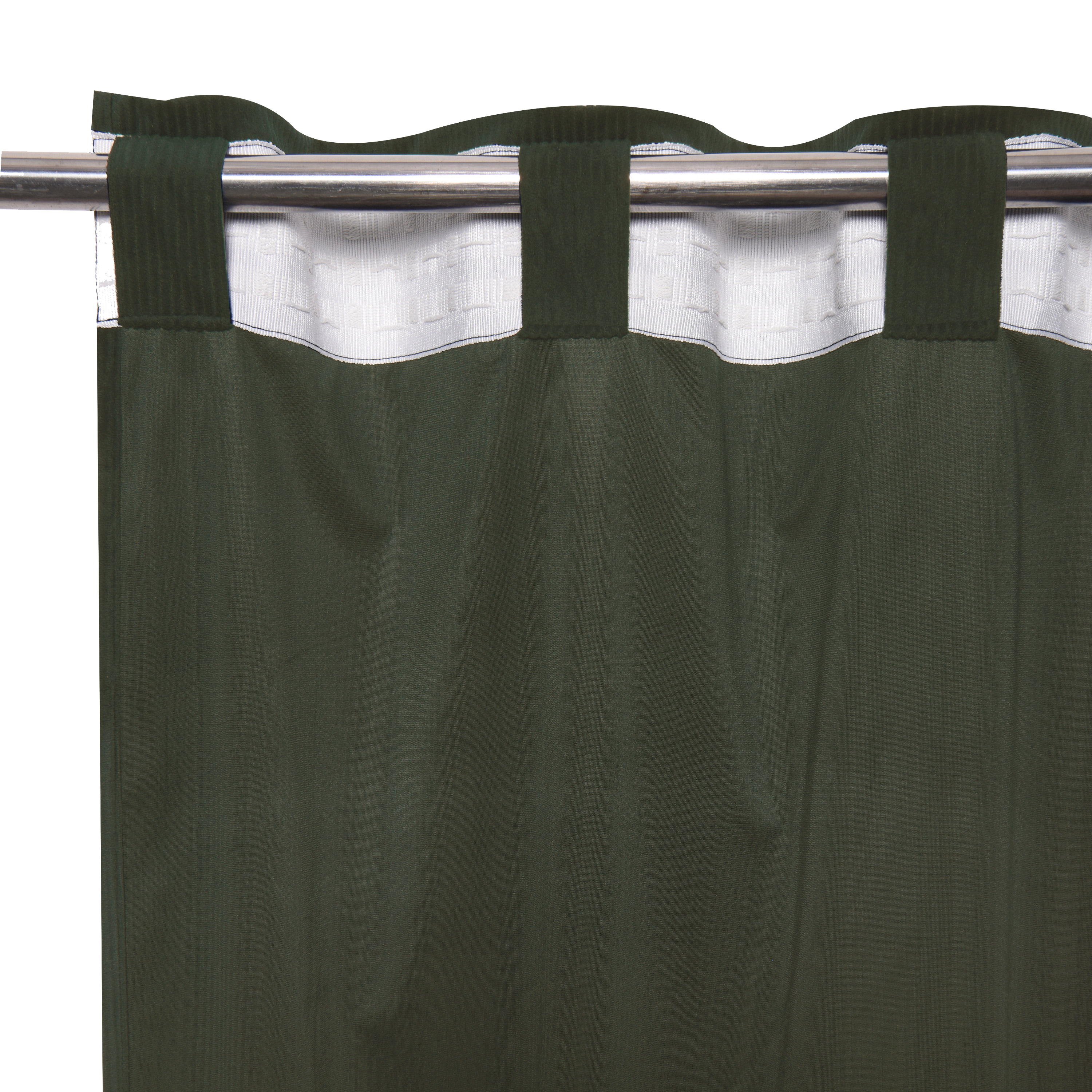 Tenda INSPIRE Forest 1 verde, fettuccia e passanti nascosti 200x280 cm - 10