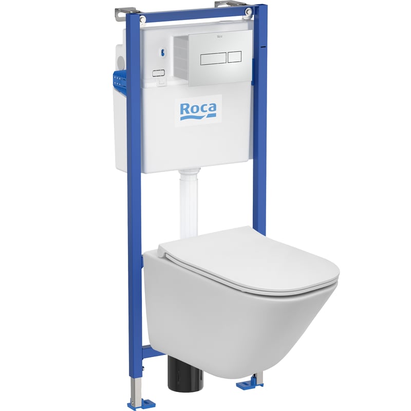 Zestaw podtynkowy WC Cassandra z powłoką Maxi Clean Roca