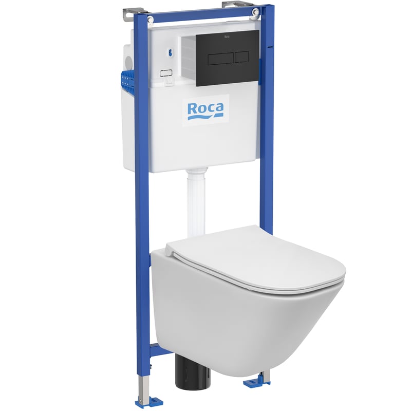 Zestaw podtynkowy WC Cassandra z powłoką Maxi Clean Roca