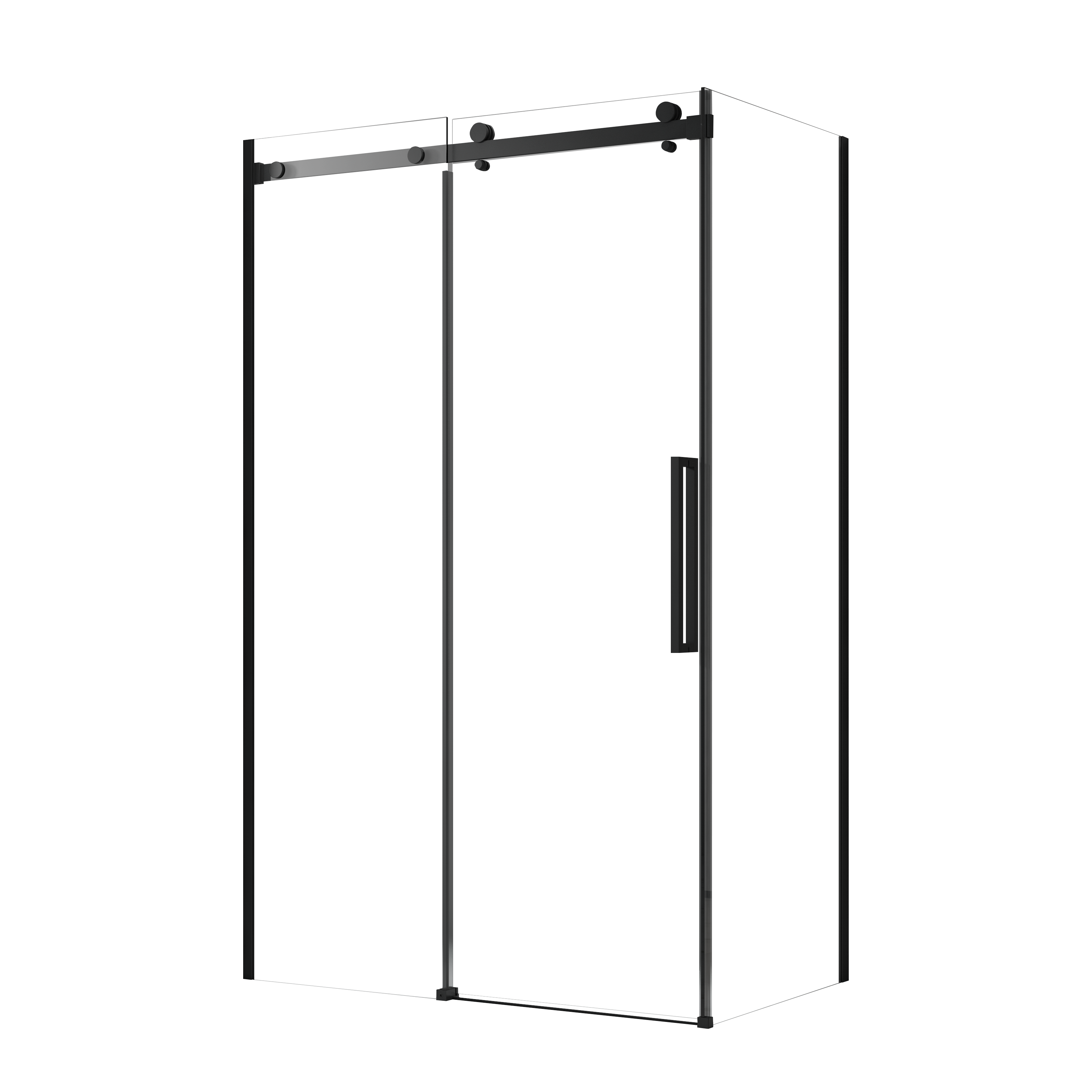 Kabina prysznicowa Alexa Black 100 x 80 x 200 Durasan