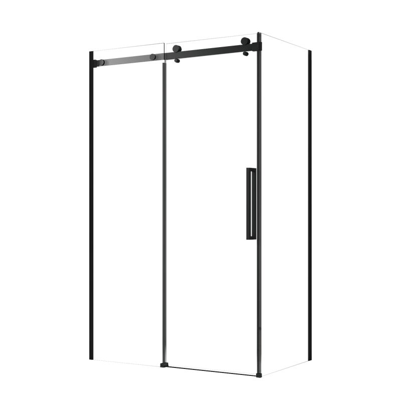 Kabina prysznicowa Alexa Black 100 x 80 x 200 Durasan