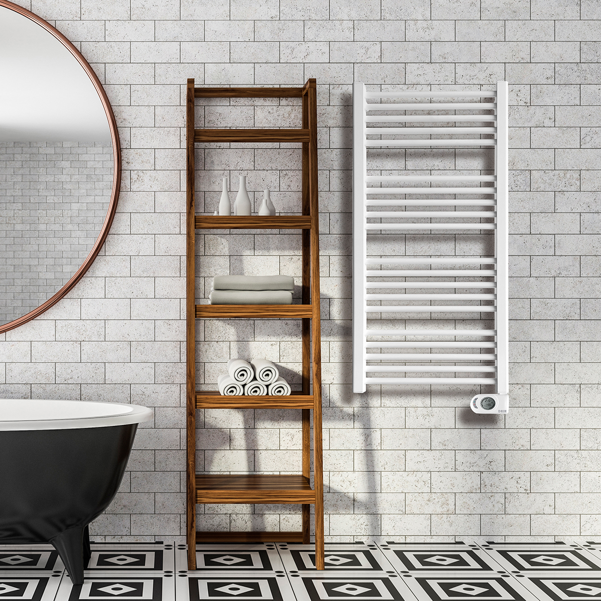 Toalheiro elétrico HJM NOOR750 BRANCO 750W - 5