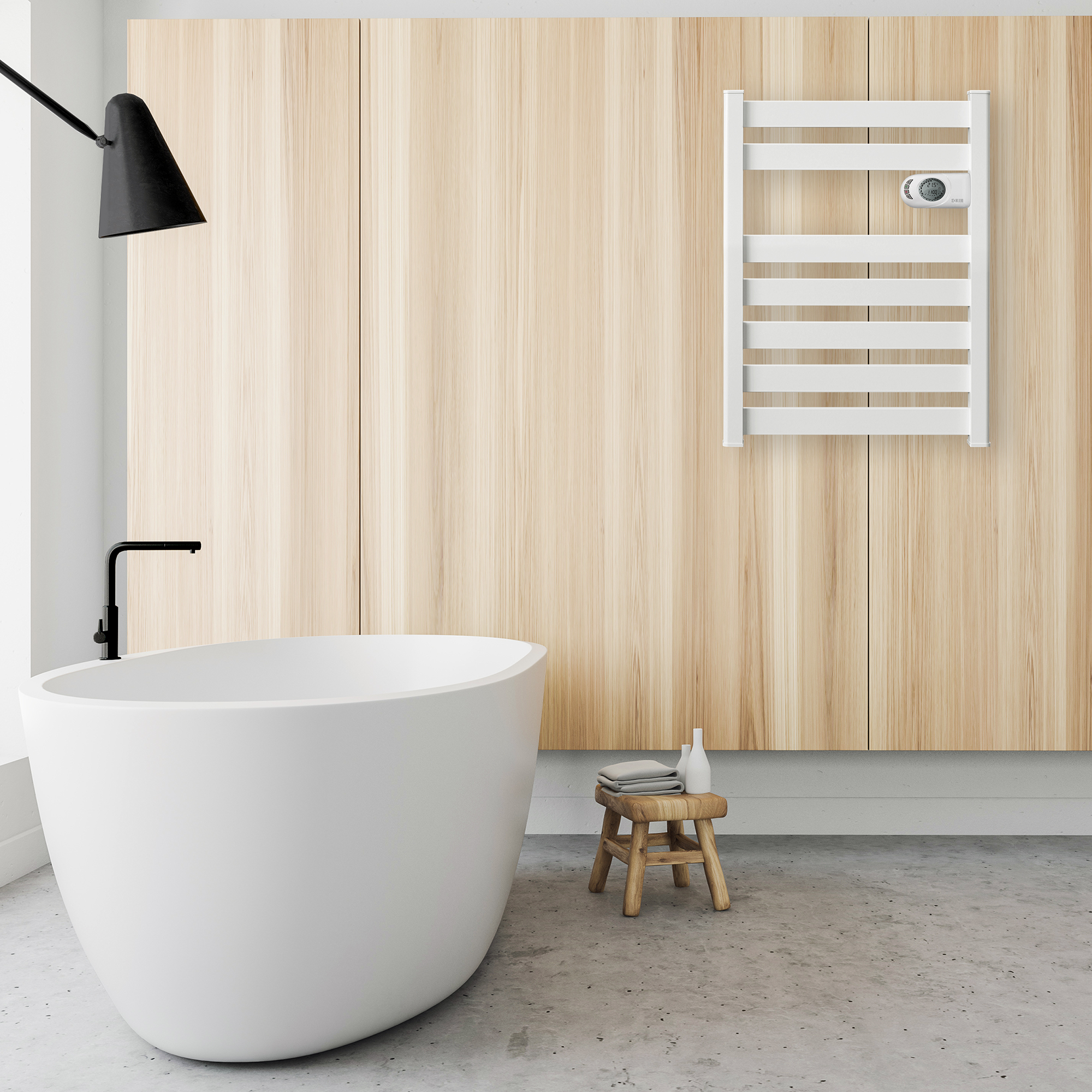 Toalheiro elétrico HJM ZINNIA 500W BRANCO - 5