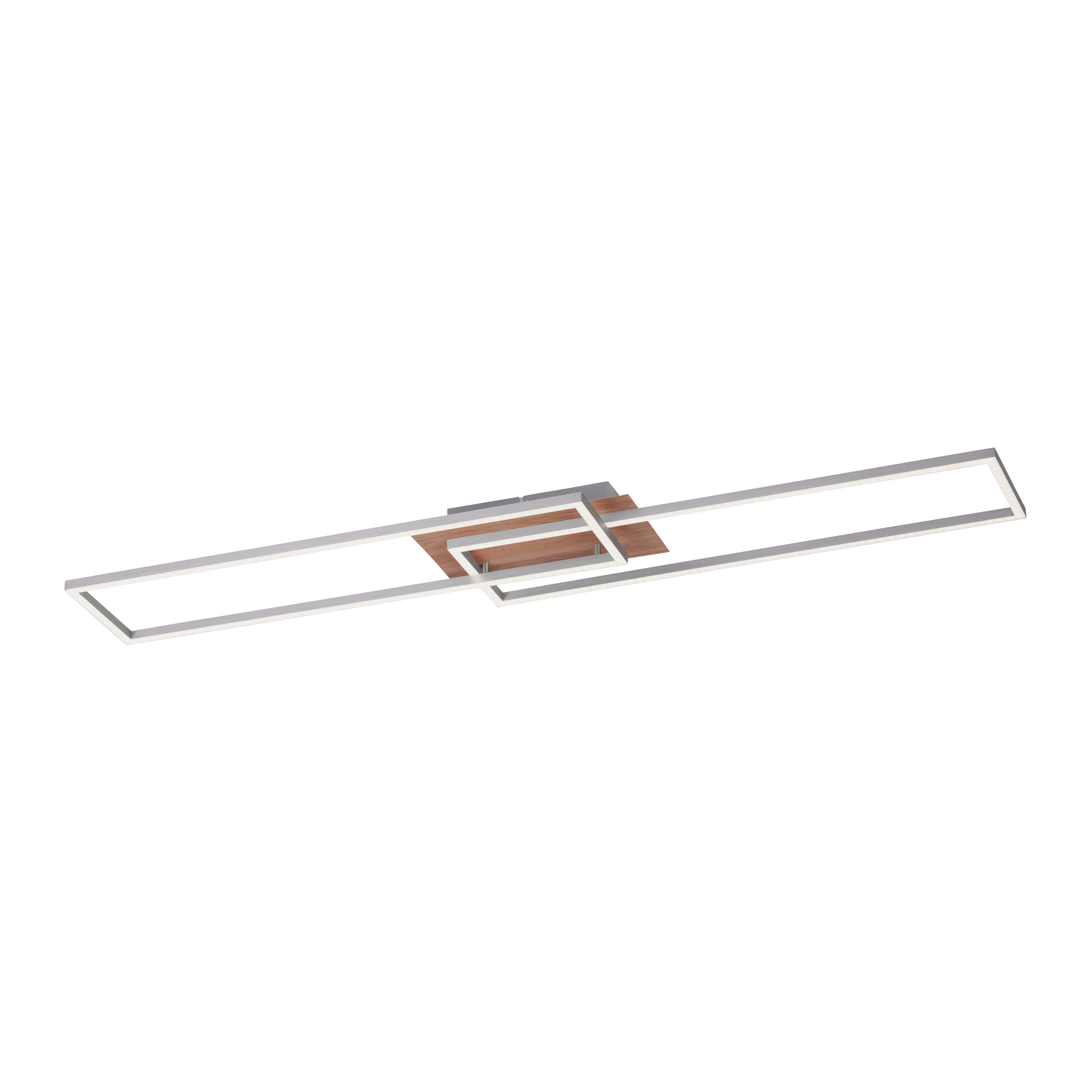 Plafón módulo led 1920 lm marrón 25 cm