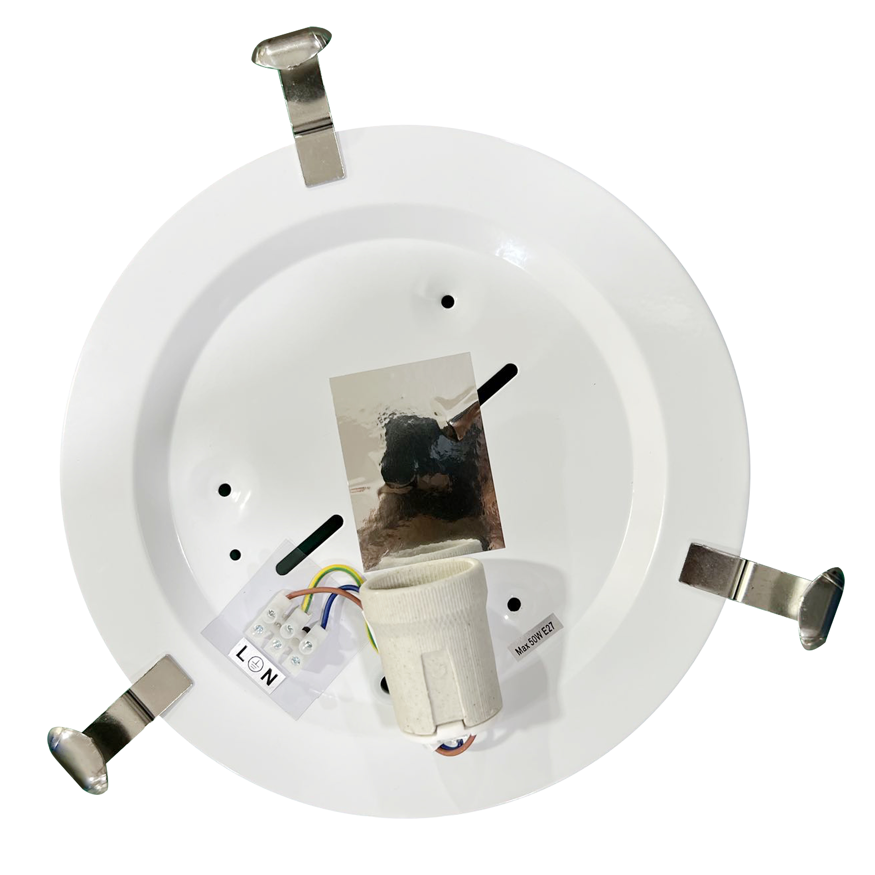 Plafon Island biały E27 śr. 30 cm Inspire - 7