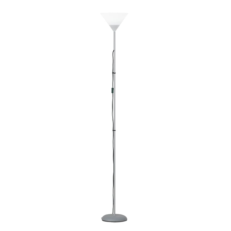 Lampa podłogowa Basic srebrna E27