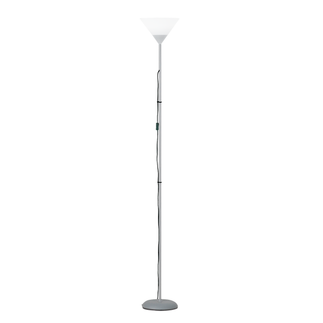 Lampa podłogowa Basic srebrna E27