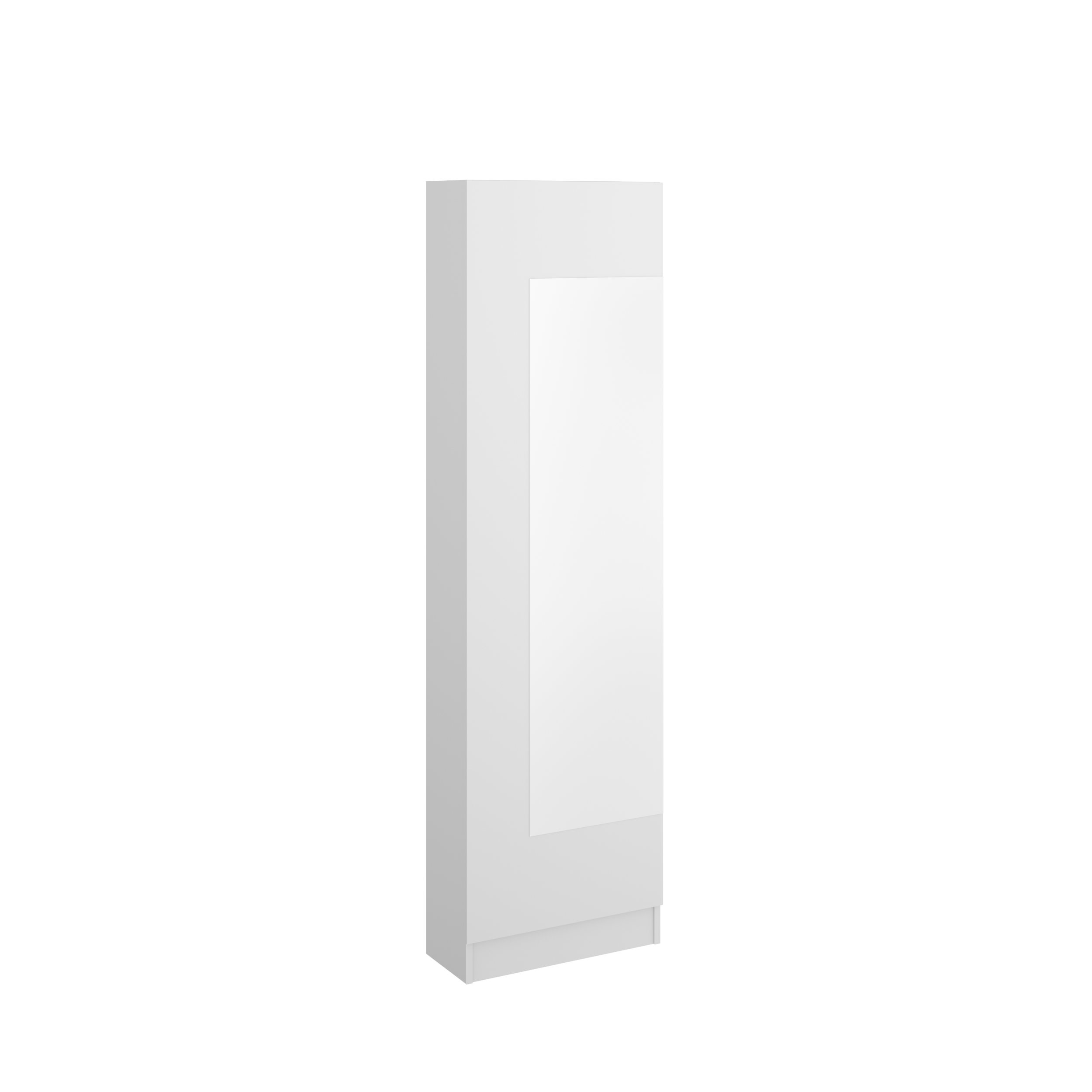 Zapatero blanco para pares de 185.5x50.2x26.7 cm