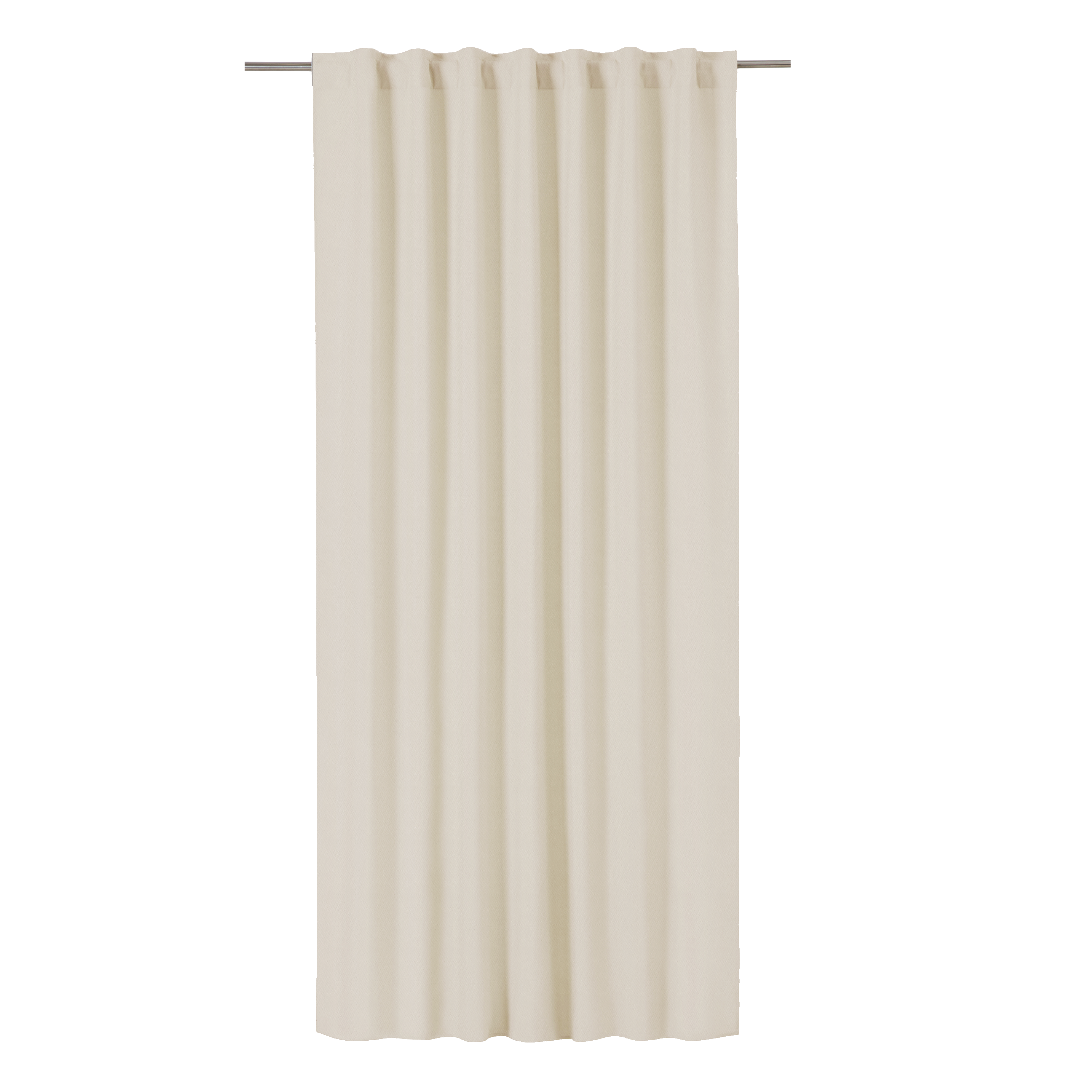Cortina cinta, trabillas pharell algodón inspire liso beige trench 140x280cm