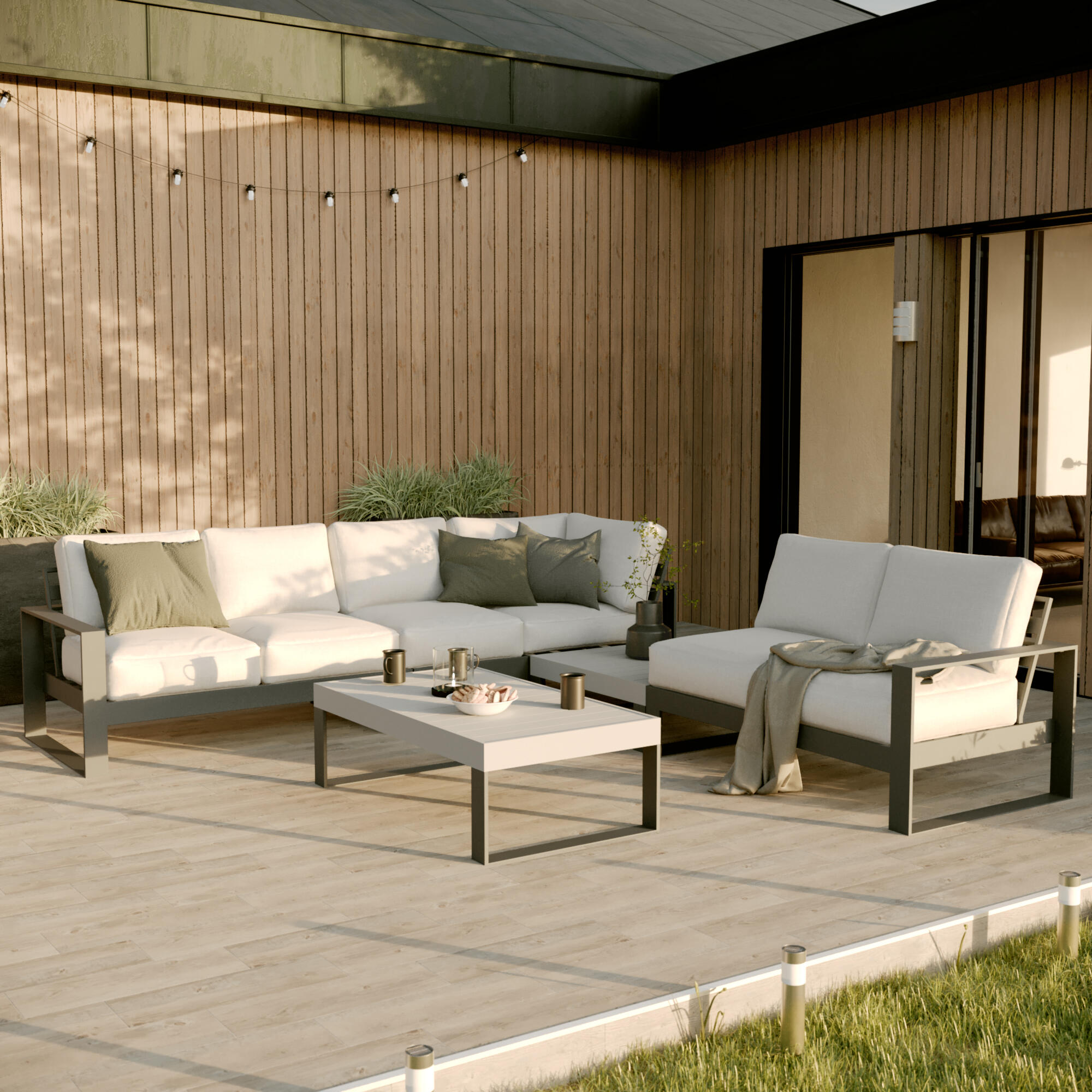 Candeeiro de parede sem lâmpada incluída de exterior Montreal E27 1 luz Inspire - 3