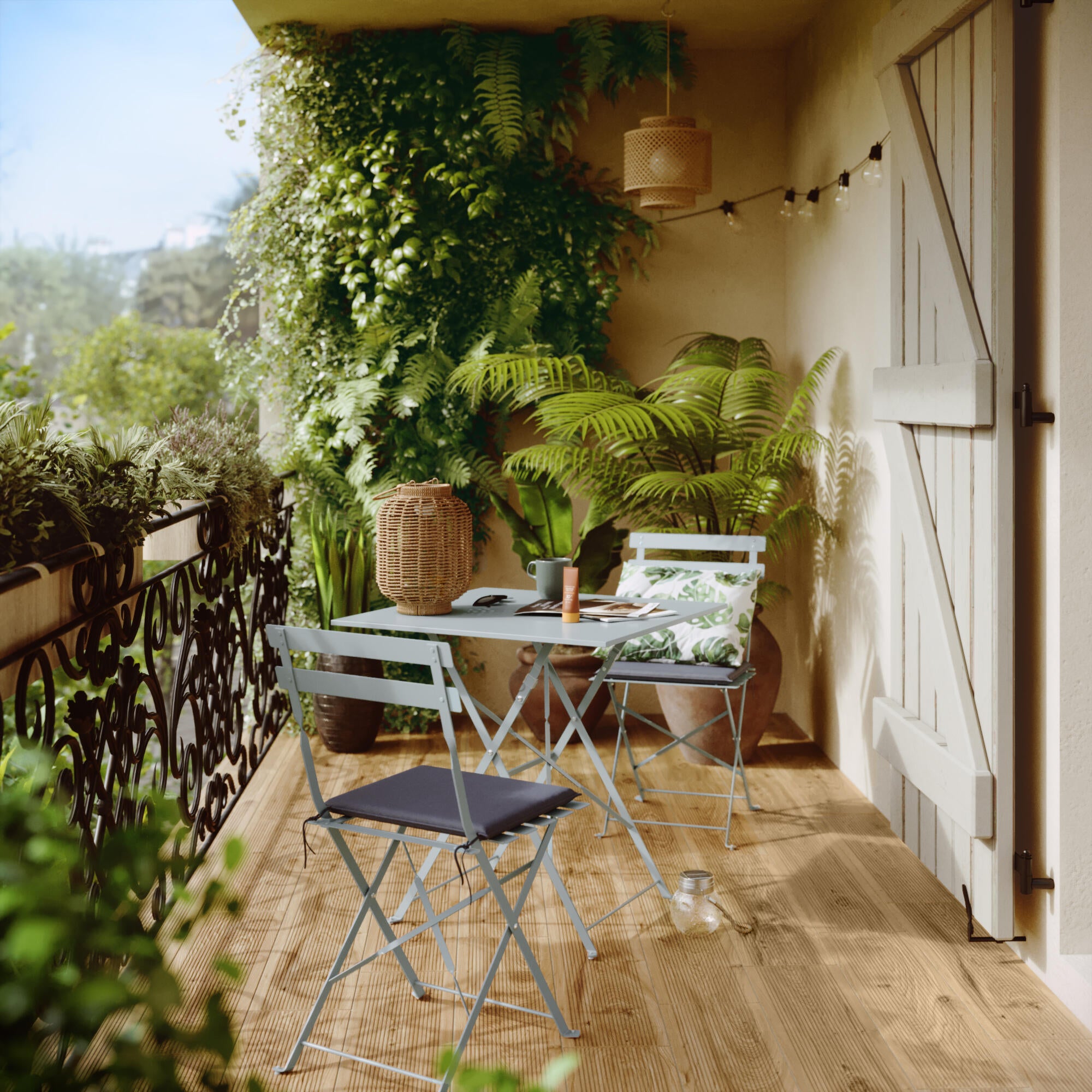 Sobremuro solar exterior INSPIRE BROW 12LM IP44 VIDRO TRANSPARENTE - 4