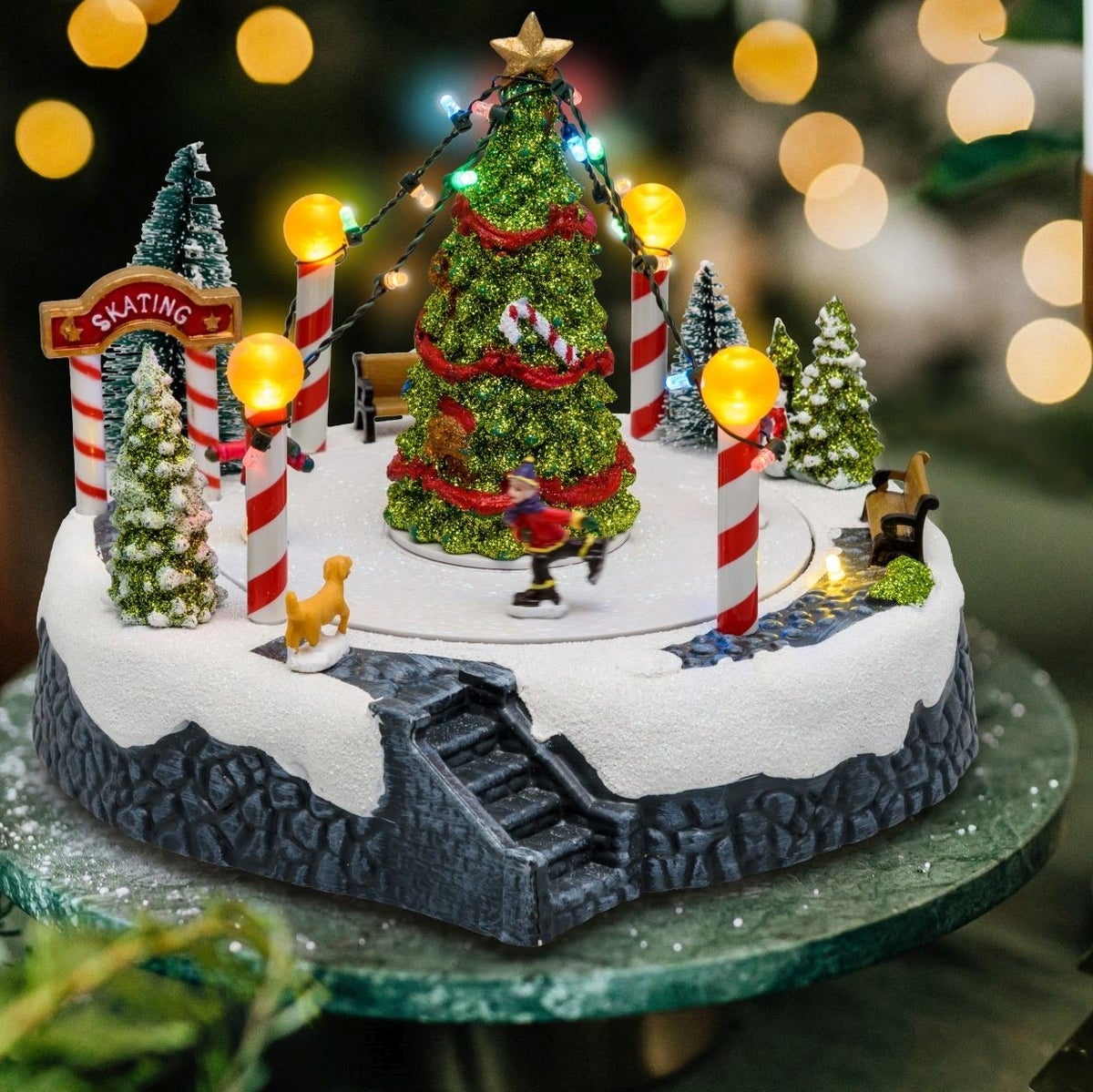 Villaggio di Natale Paesaggio H 18.5 cm - 2