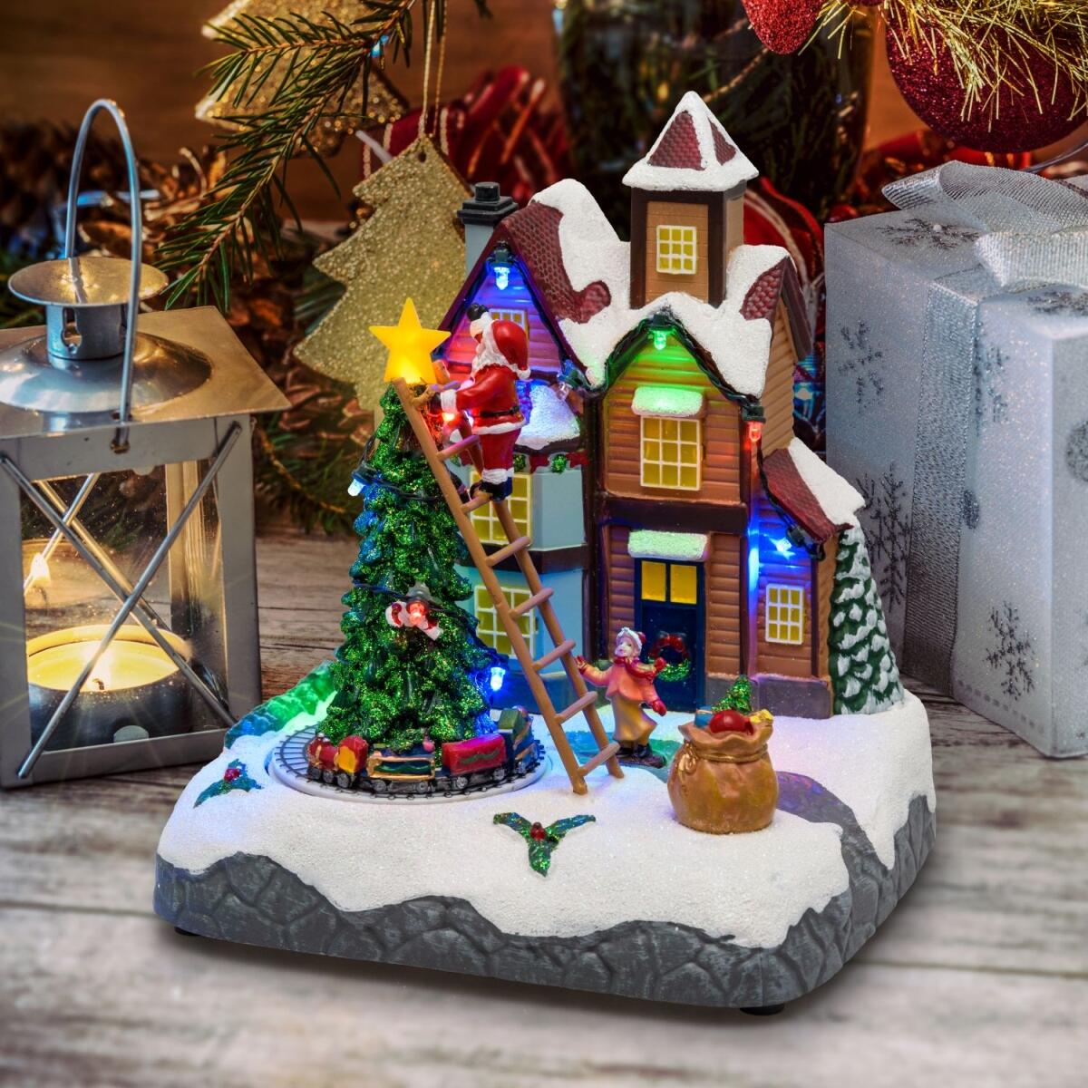 Villaggio di Natale Babbo H 21.5 cm - 3